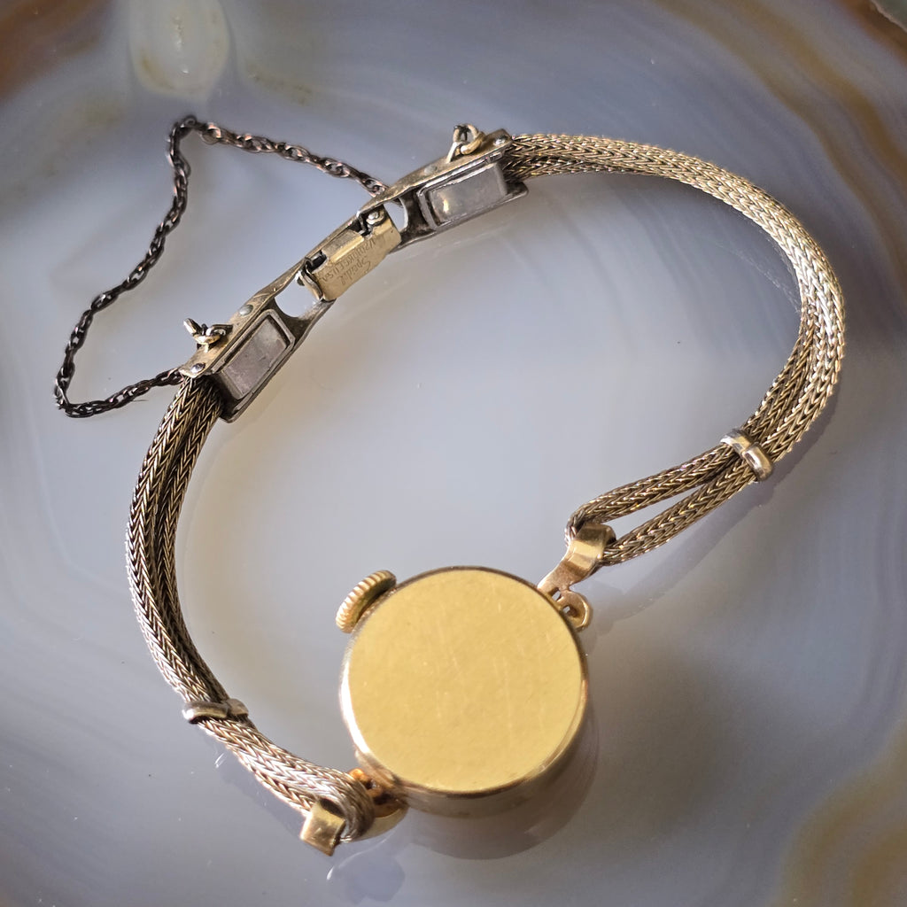 1952 Omega Ladies 14k Gold Cocktail Watch 480 Women's Wristwatch