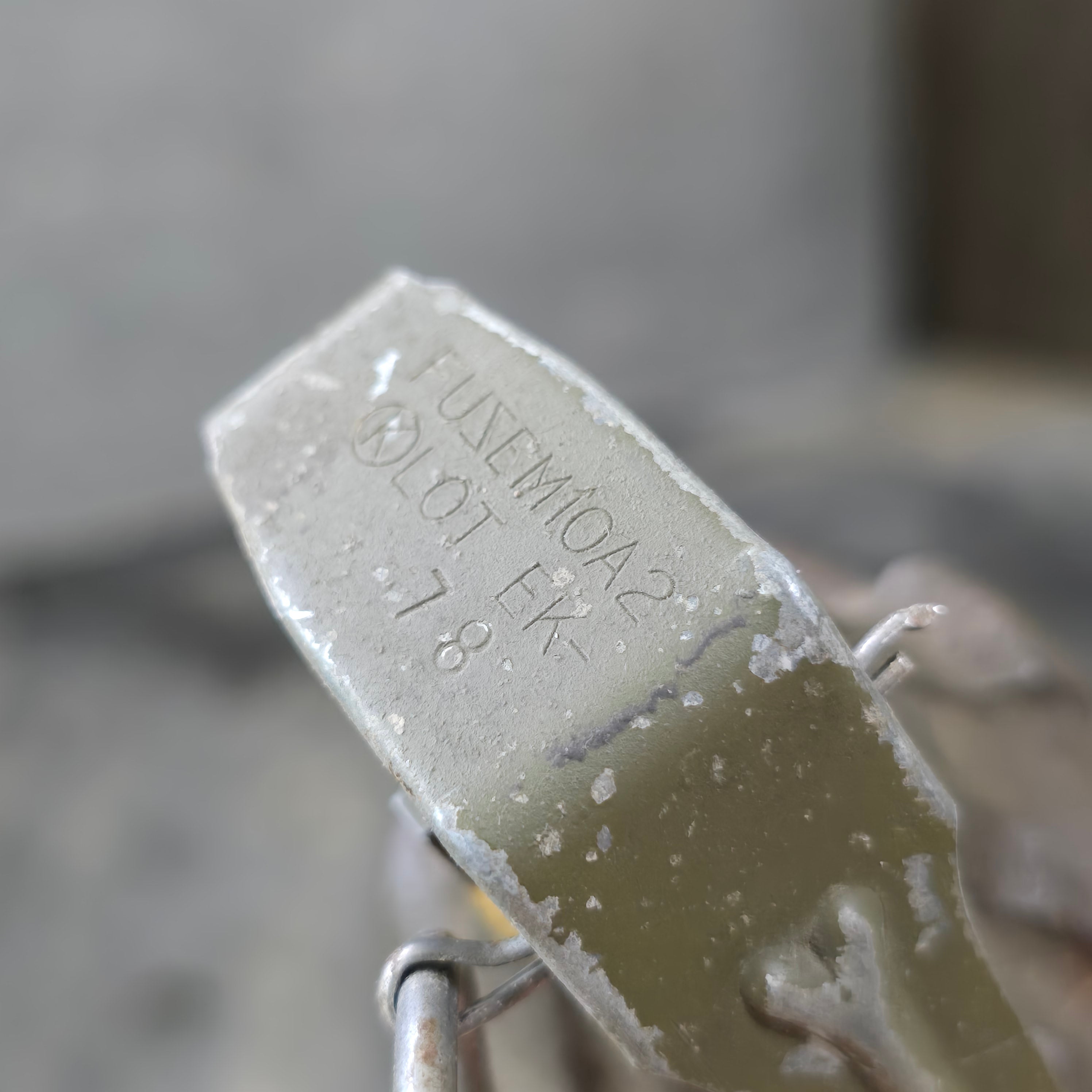 WWII Vintage US Army MKII Pineapple Frag Hand Grenade Fuze M10A2 Decommissioned