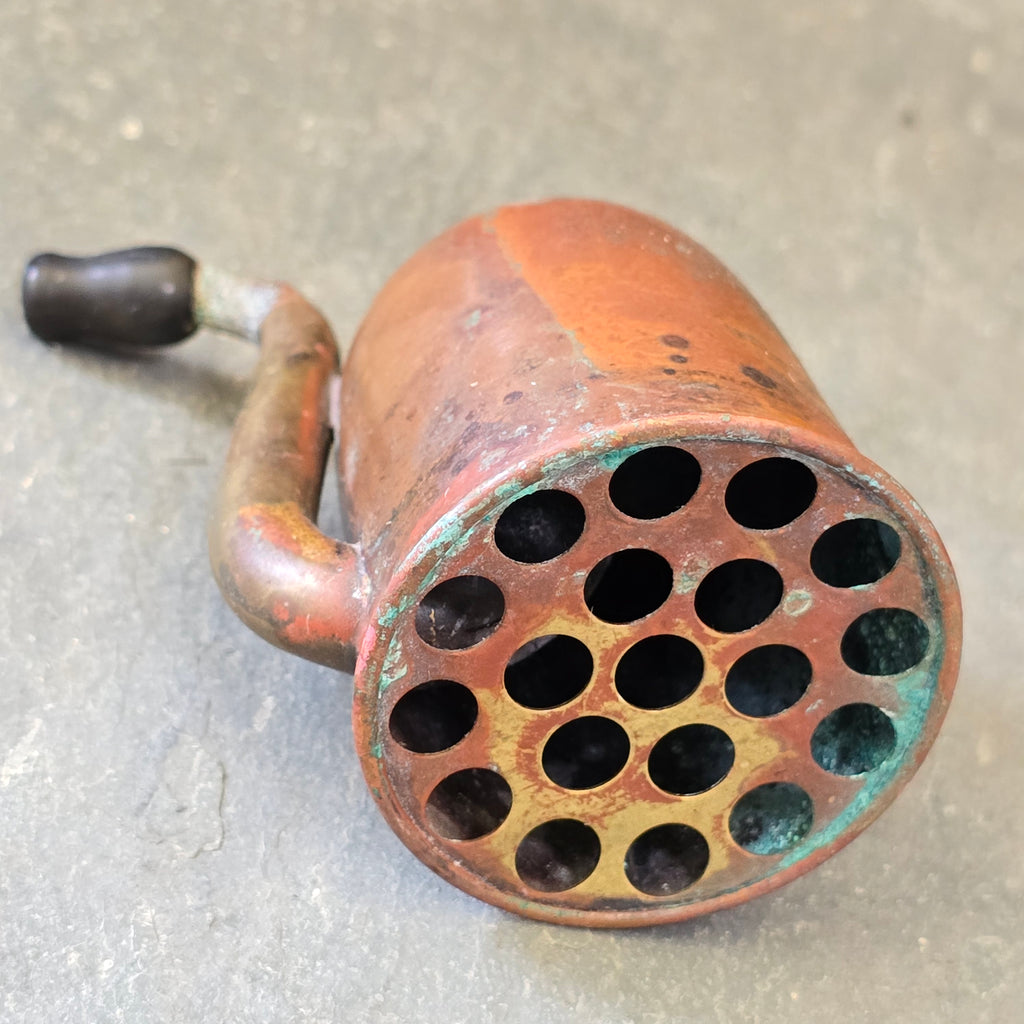 Antique Victorian Brass Ear Trumpet Early London Dome Hearing Aid Horn Device