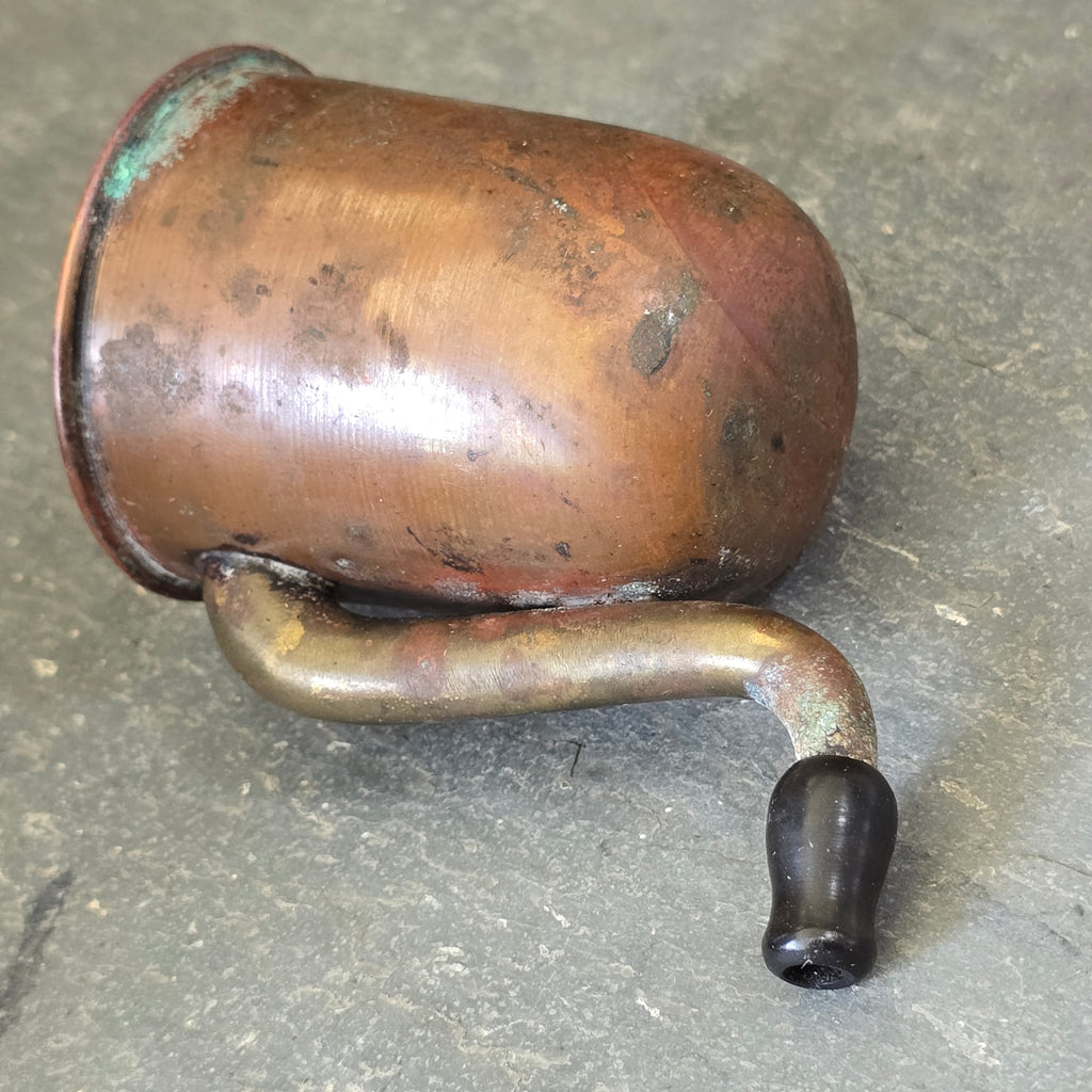 Antique Victorian Brass Ear Trumpet Early London Dome Hearing Aid Horn Device