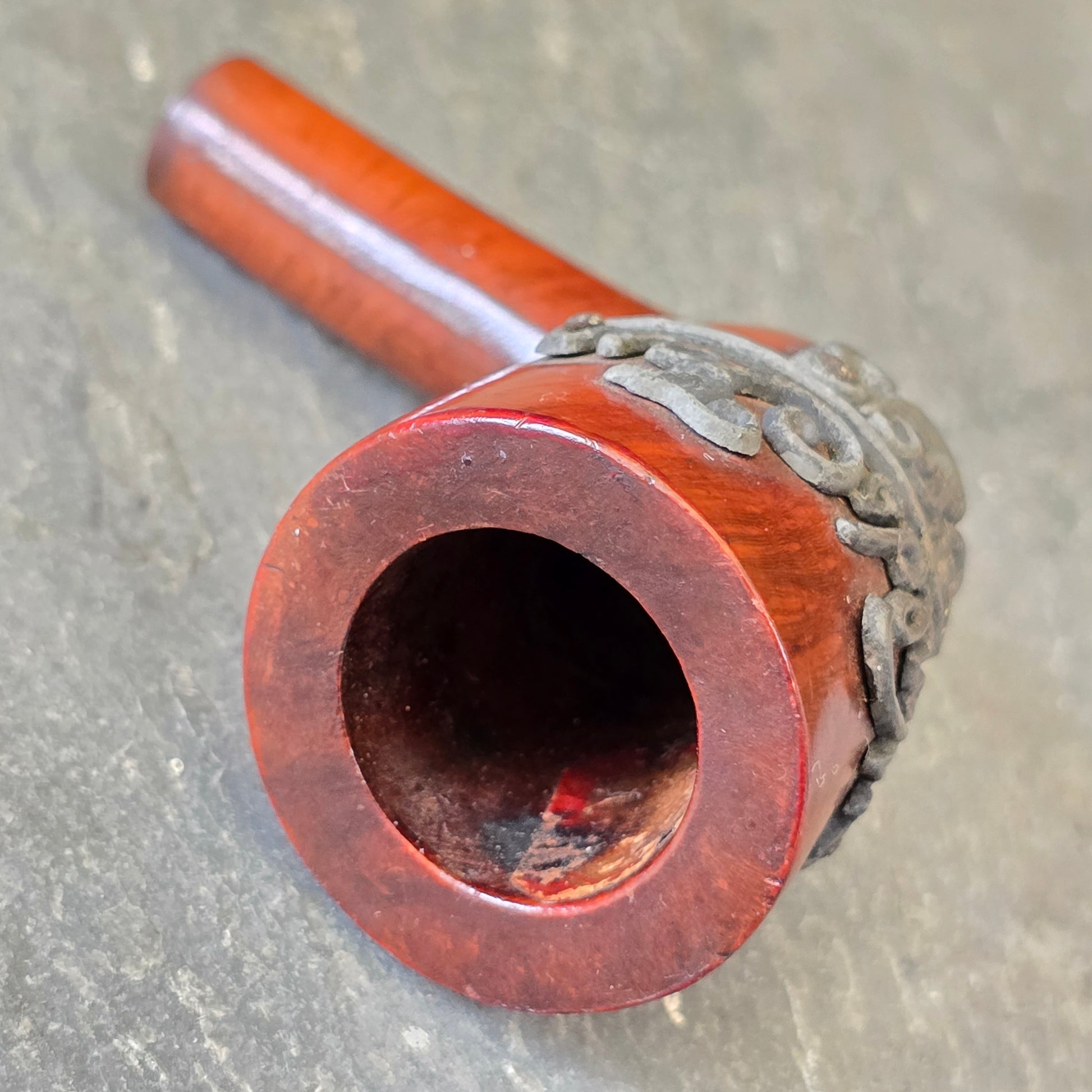 1893 Chicago World's Fair WDC Demuth Souvenir Victorian Briar Smoking Pipe