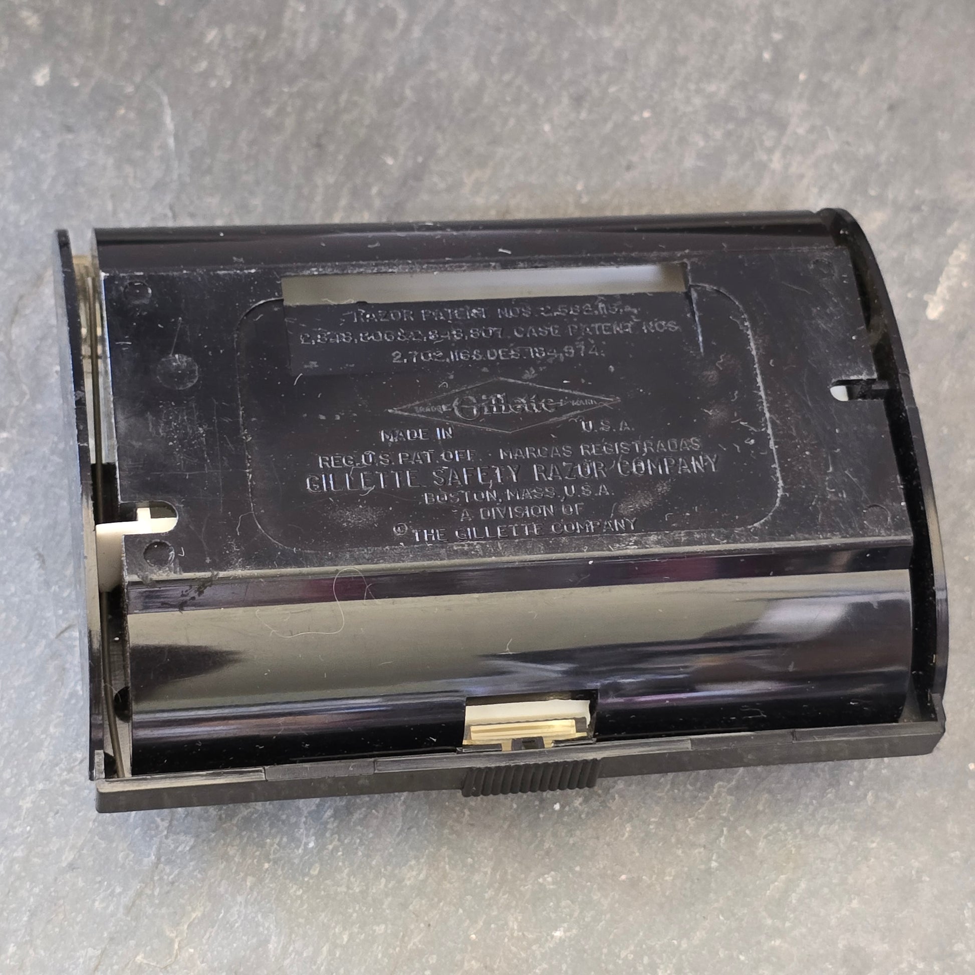 1958 Vintage Gillette D4 TTO Adjustable Fat Boy Safety Razor in Original Box