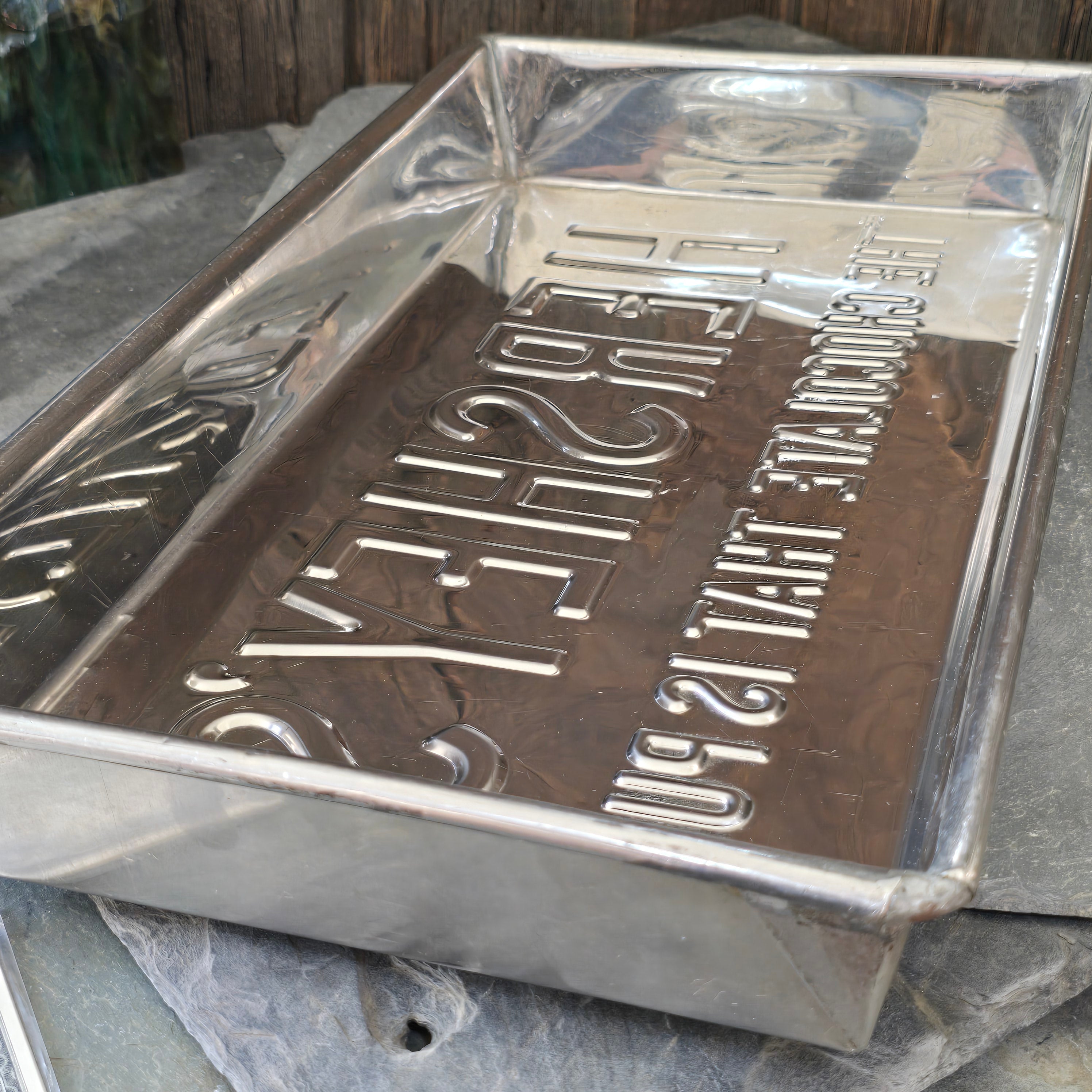 Large Vintage Hershey's Chocolate Bar Factory Industrial Candy Mold Pan 5 Pound