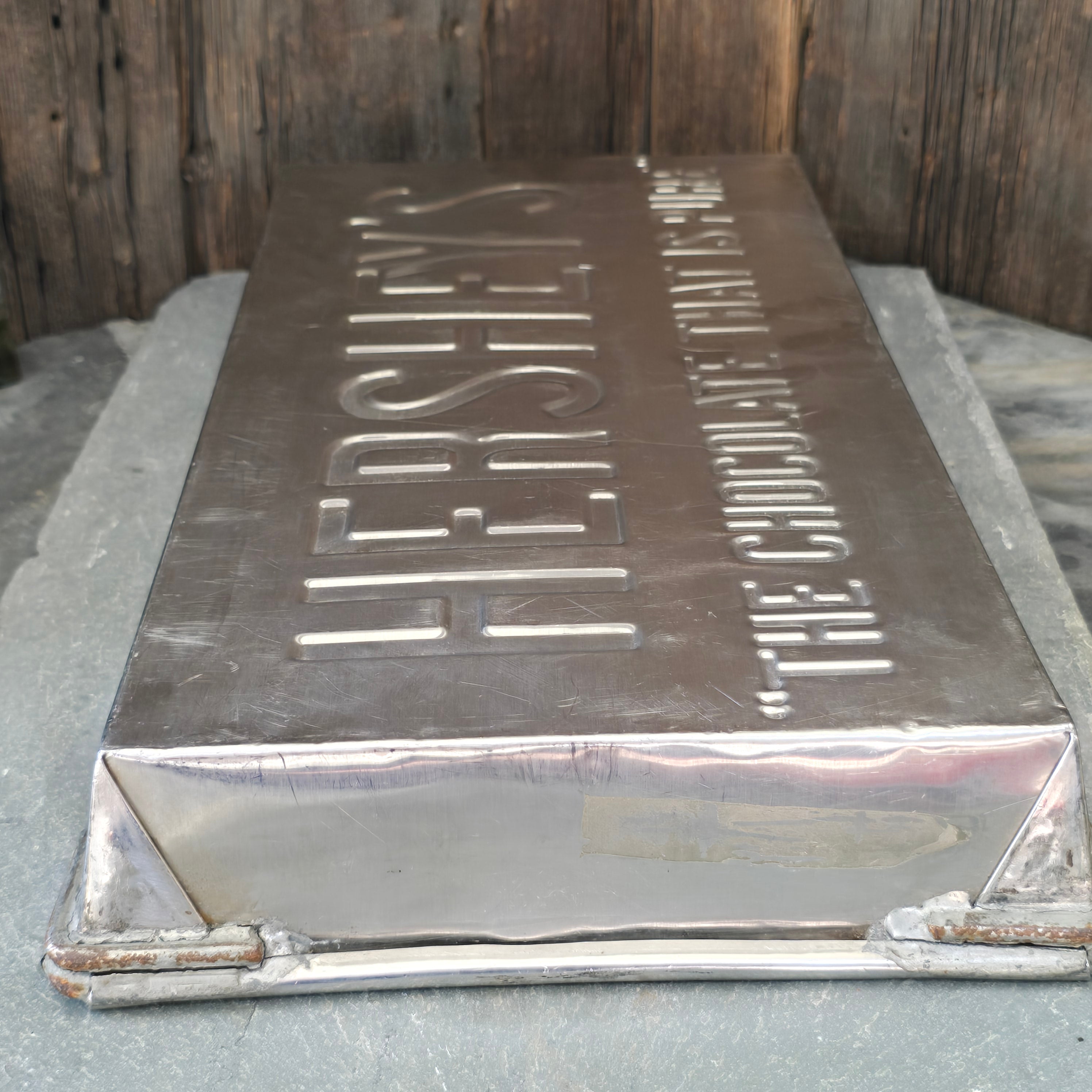 Large Vintage Commercial Hershey's Chocolate Bar Factory Candy Mold Pan 5 Pound