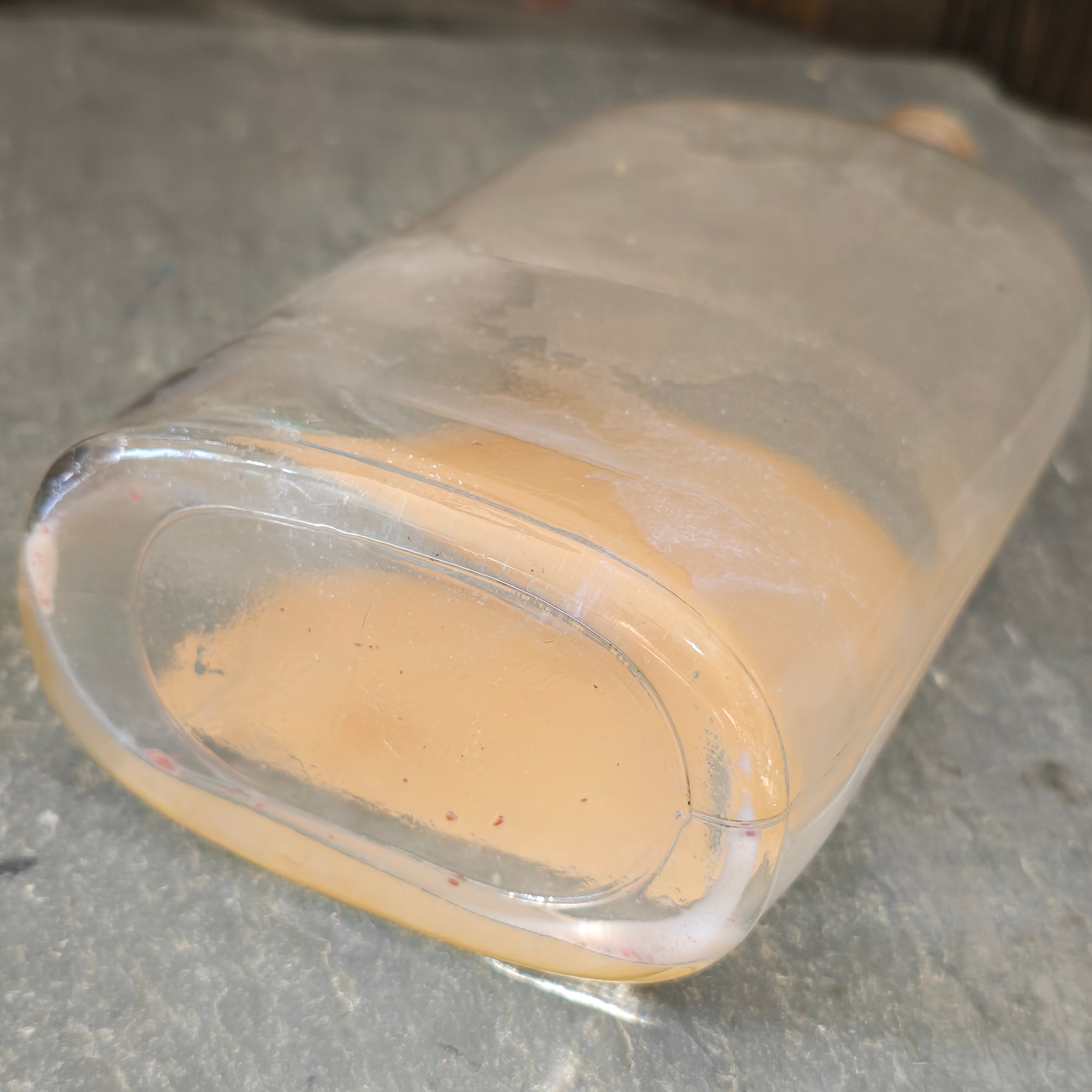 Yankee Brand Ammonia Antique Glass Bottle with Label H.F. Botsford Carnegie PA