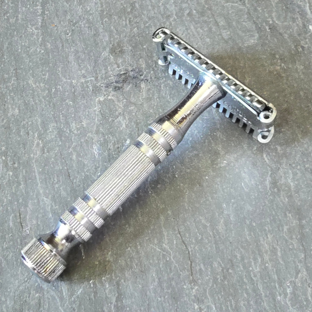 Antique Cooper MonoBilt One-Piece Razor in Original Box with Instruction Book