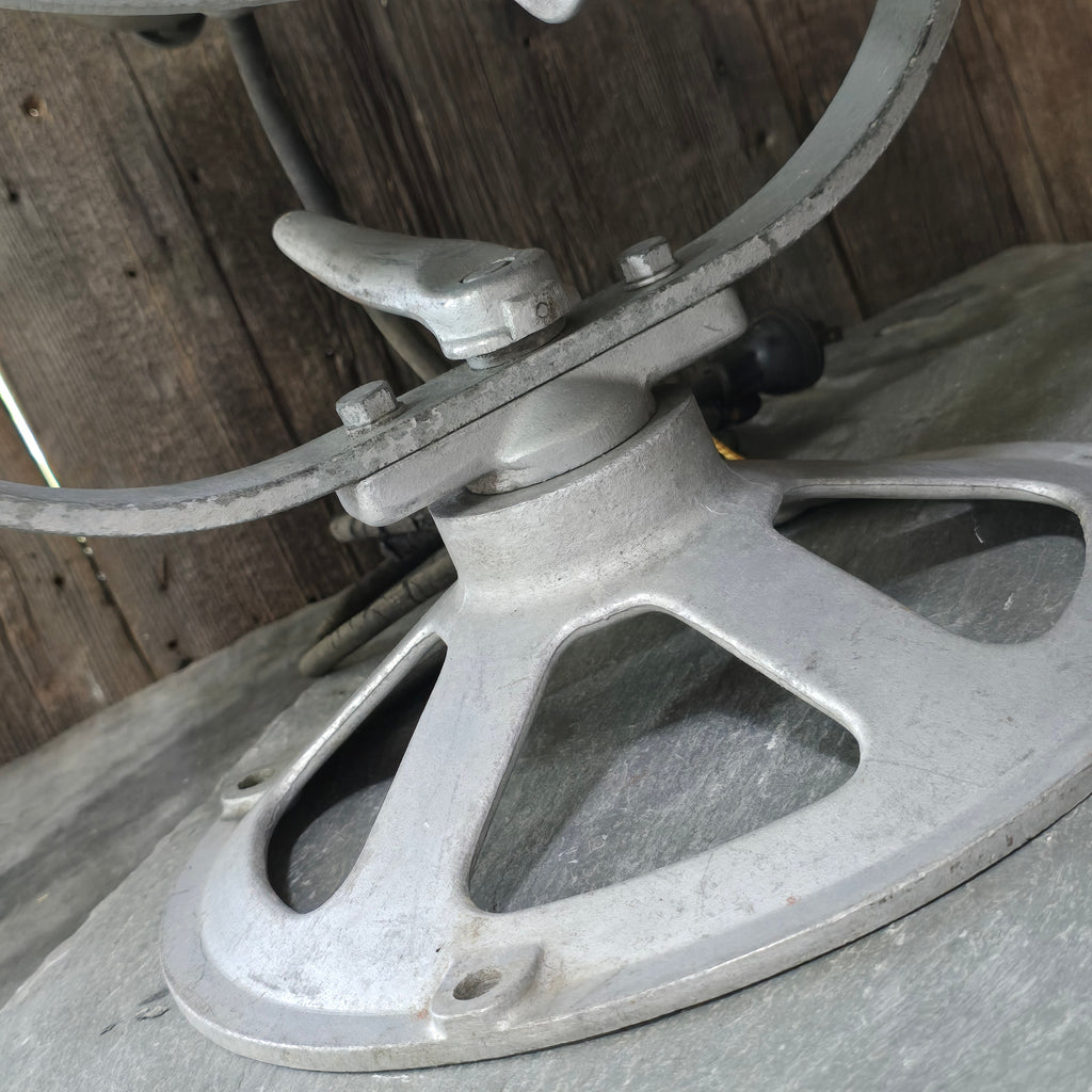 Crouse-Hinds ADR 12 Vintage Industrial Nautical Spotlight Navy Fire Rescue Lamp