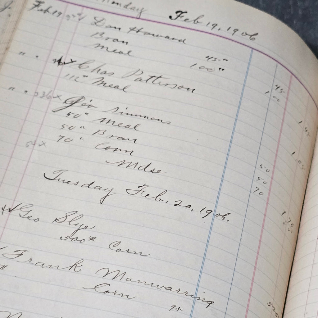 1906 Antique W.A. Dodd & Co. Accounting Ledger Book Corry, Pennsylvania