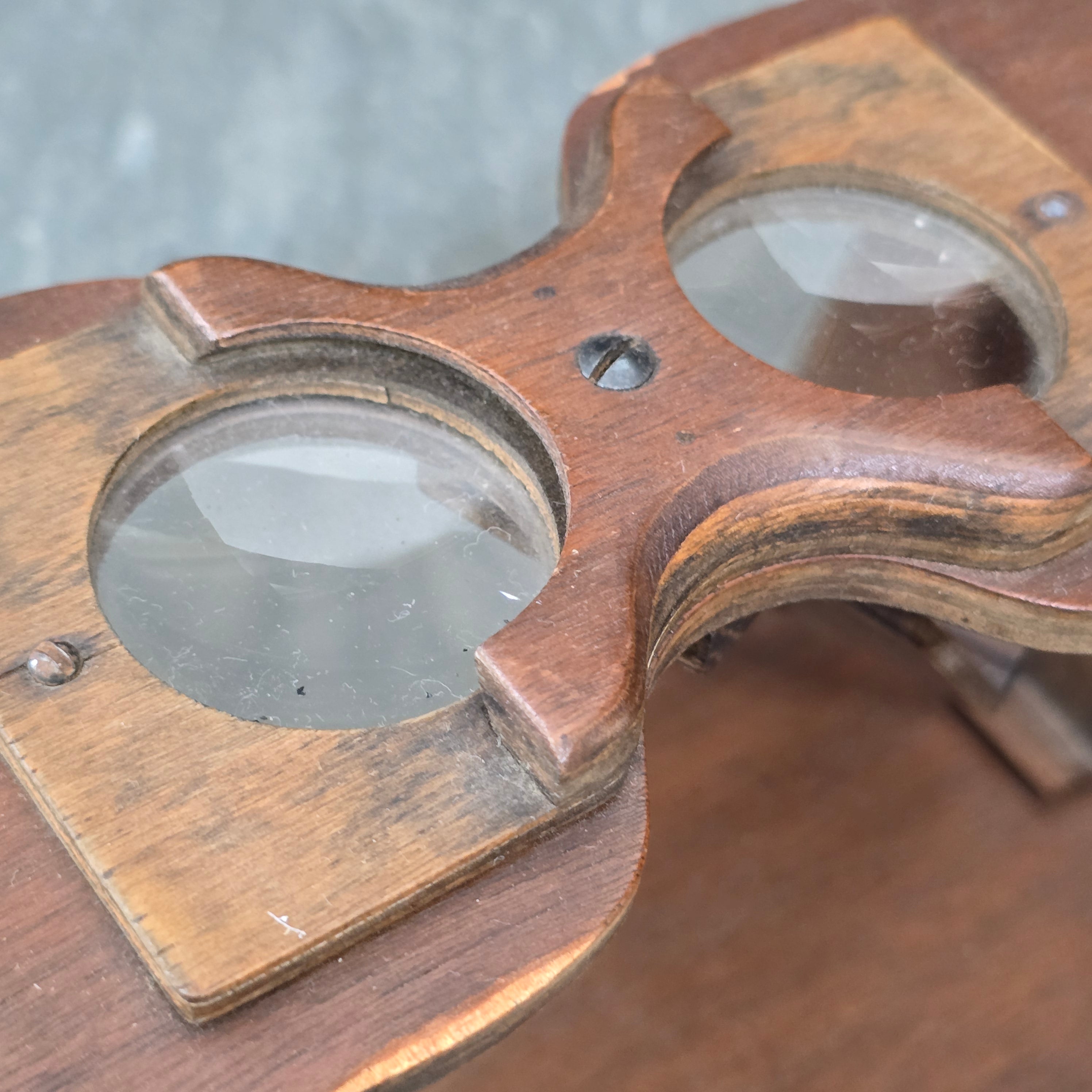 Antique Wooden Cheiroscope Medical Device Eye Doctor Lazy Eye Treatment Therapy