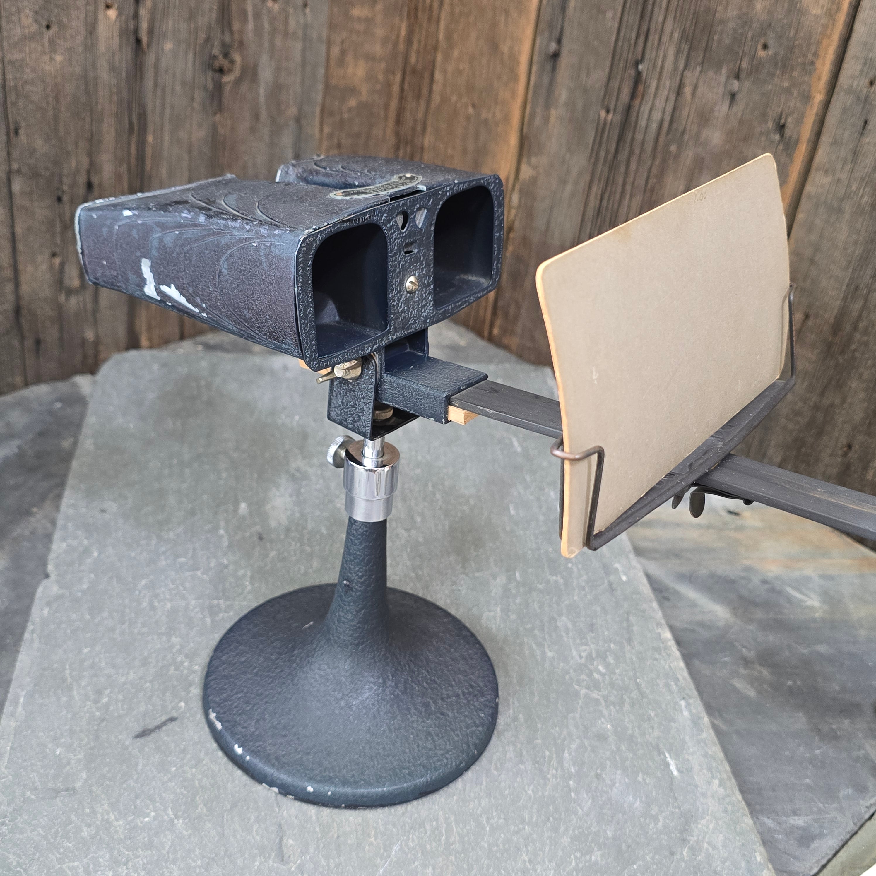 Antique 1920's Keystone Televiewer Stereoview Slide Photo Viewer Device Art Deco