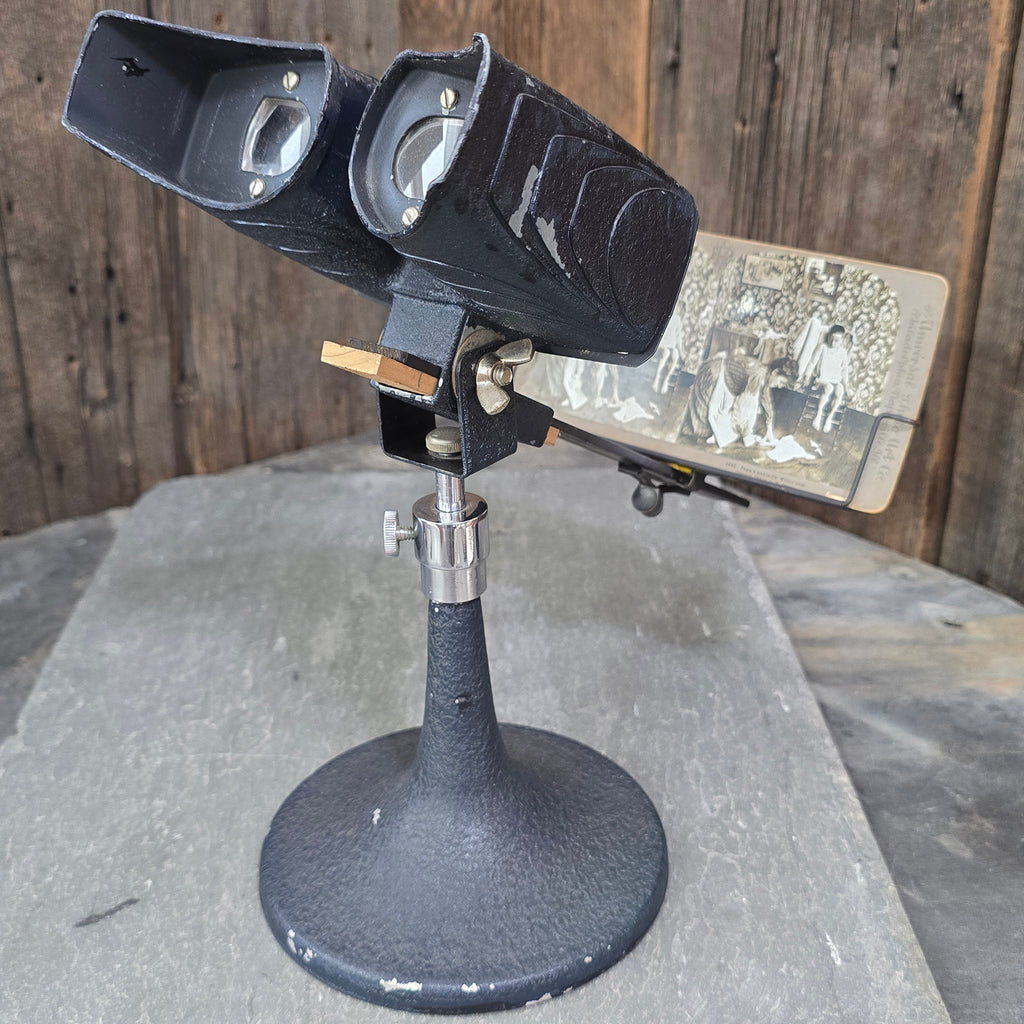 Antique 1920's Keystone Televiewer Stereoview Slide Photo Viewer Device Art Deco