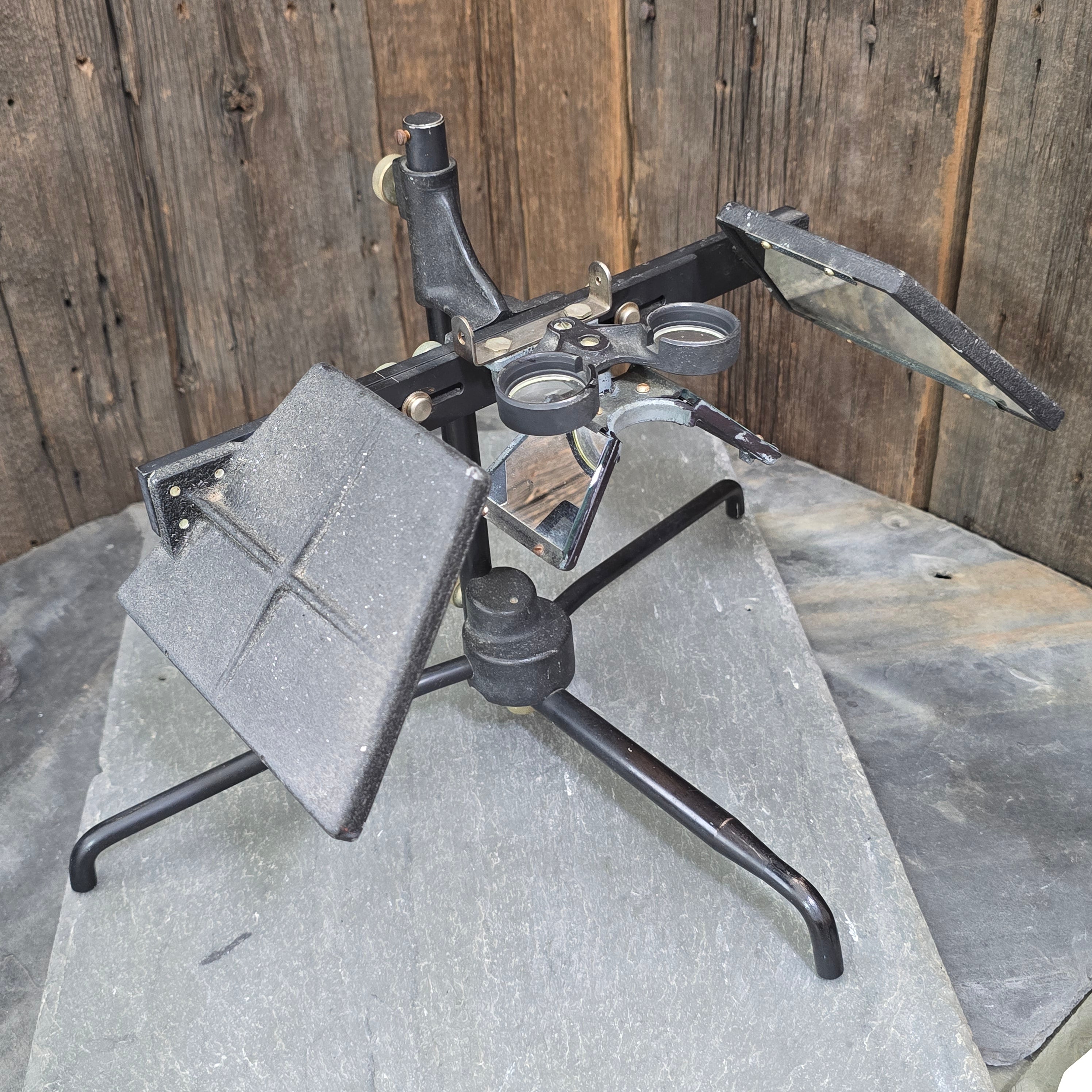 Vintage Ryker Model M-11 Reflecting Stereoscope Aerial Photograph Viewer Device