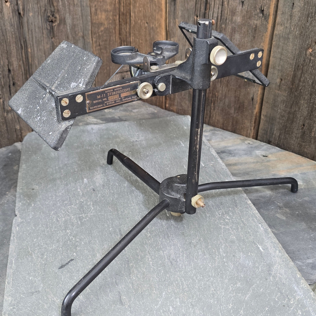 Vintage Ryker Model M-11 Reflecting Stereoscope Aerial Photograph Viewer Device