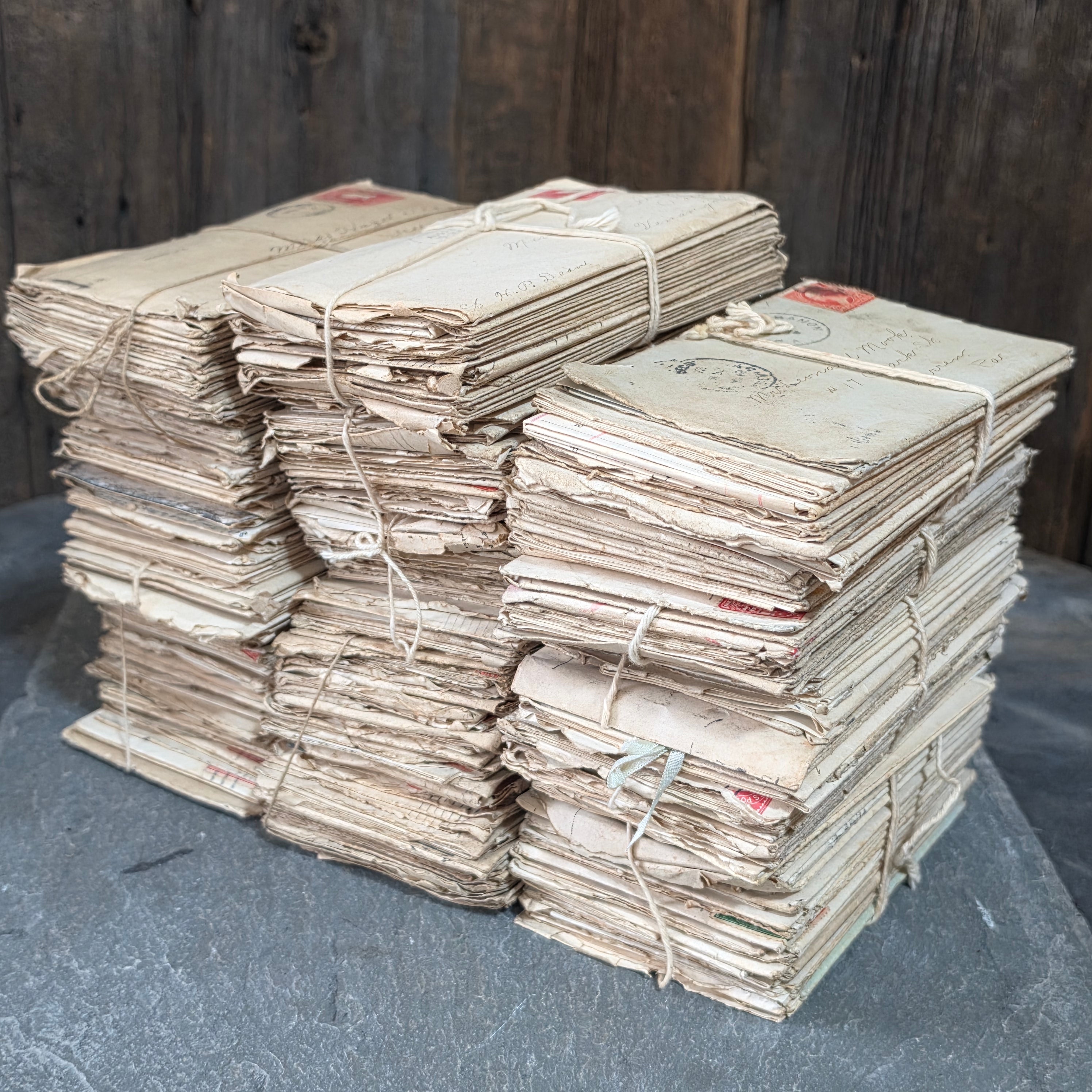 Early 1900's North Western Pennsylvania Estate Lot of Hand-Written Letters
