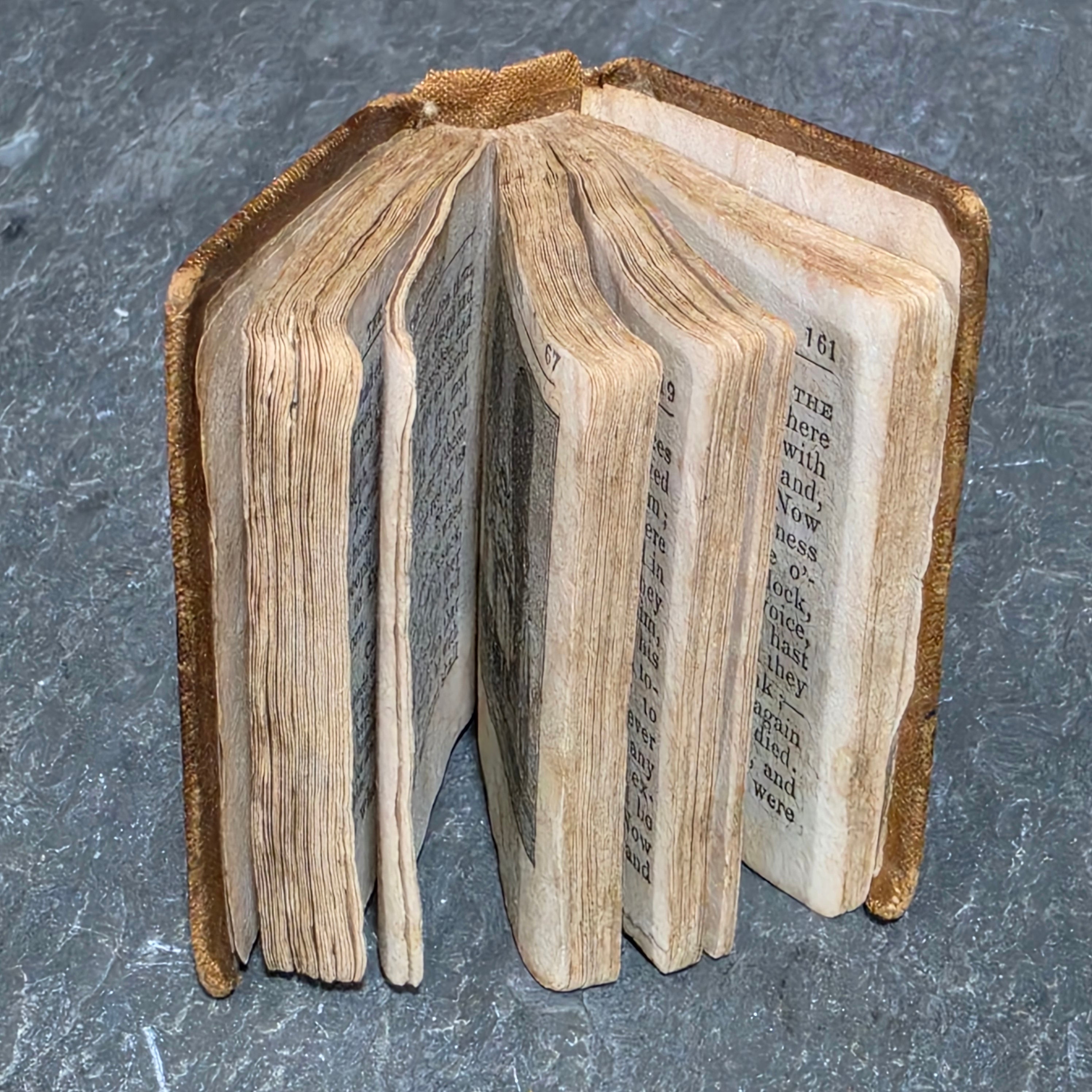 1835 The Bible in Miniature for Children Antique Tiny Religious Illustrated Book