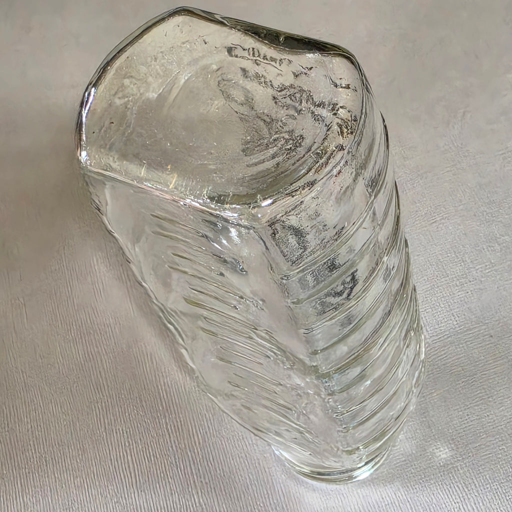 NOS Vintage Samuel Callet Jack & Jill Rhyme Glass Baby Bottle Brokhoff's Dairy