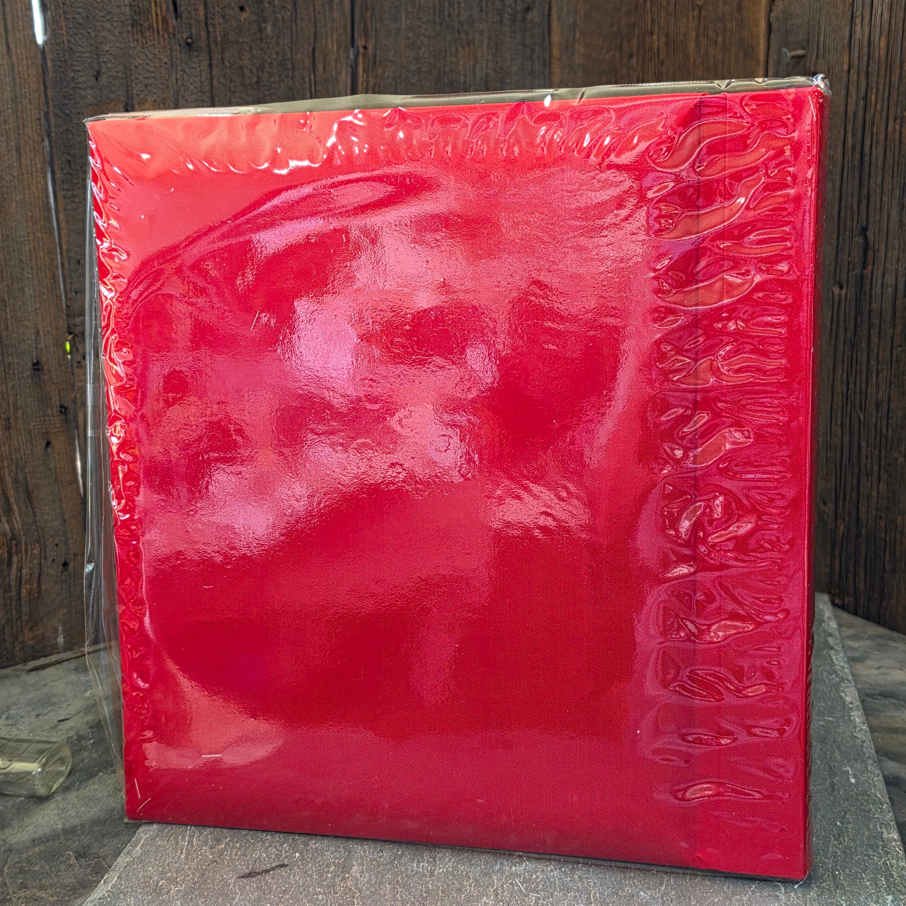 Vintage NOS Japanese Silk Brocade Embroidered Crane Tommy Photo Album New Sealed