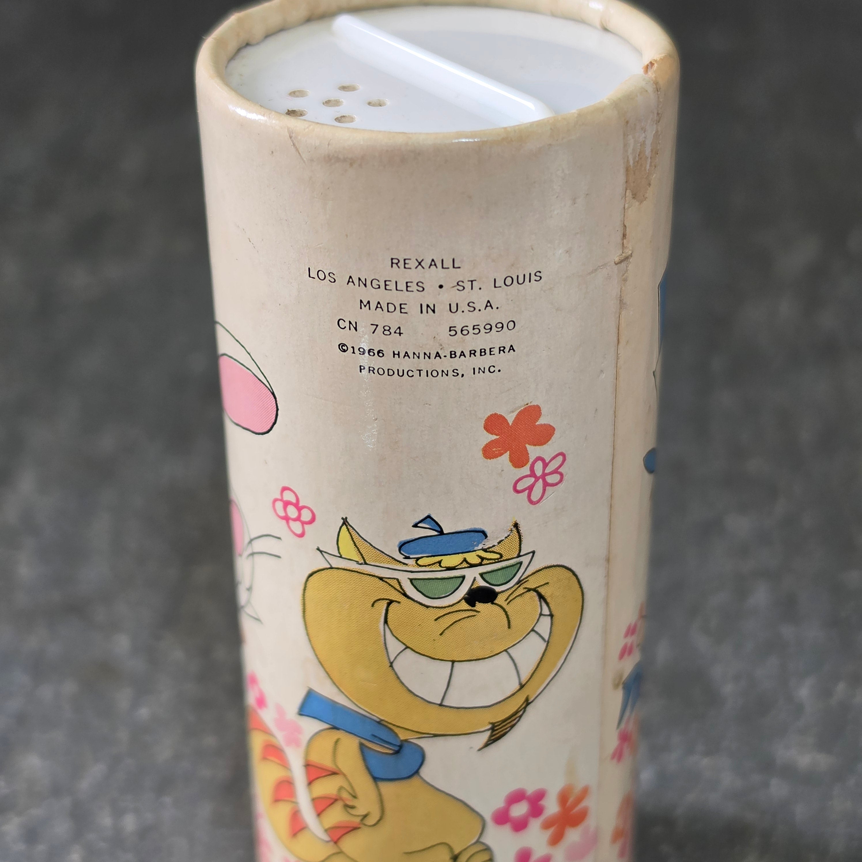 Rare Vintage 1966 Hanna-Barbera Alice in Wonderland After Bath Powder Rexall