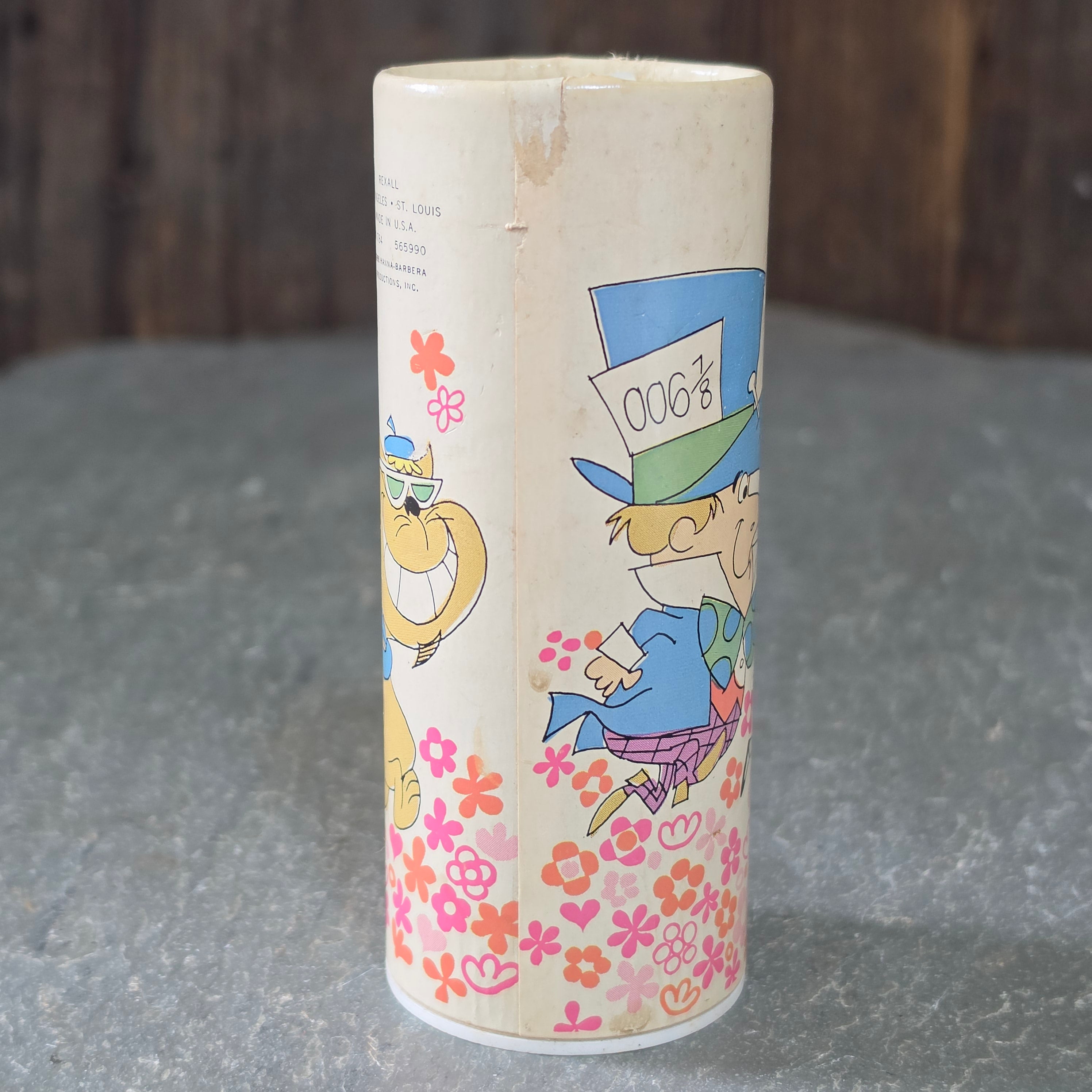 Rare Vintage 1966 Hanna-Barbera Alice in Wonderland After Bath Powder Rexall