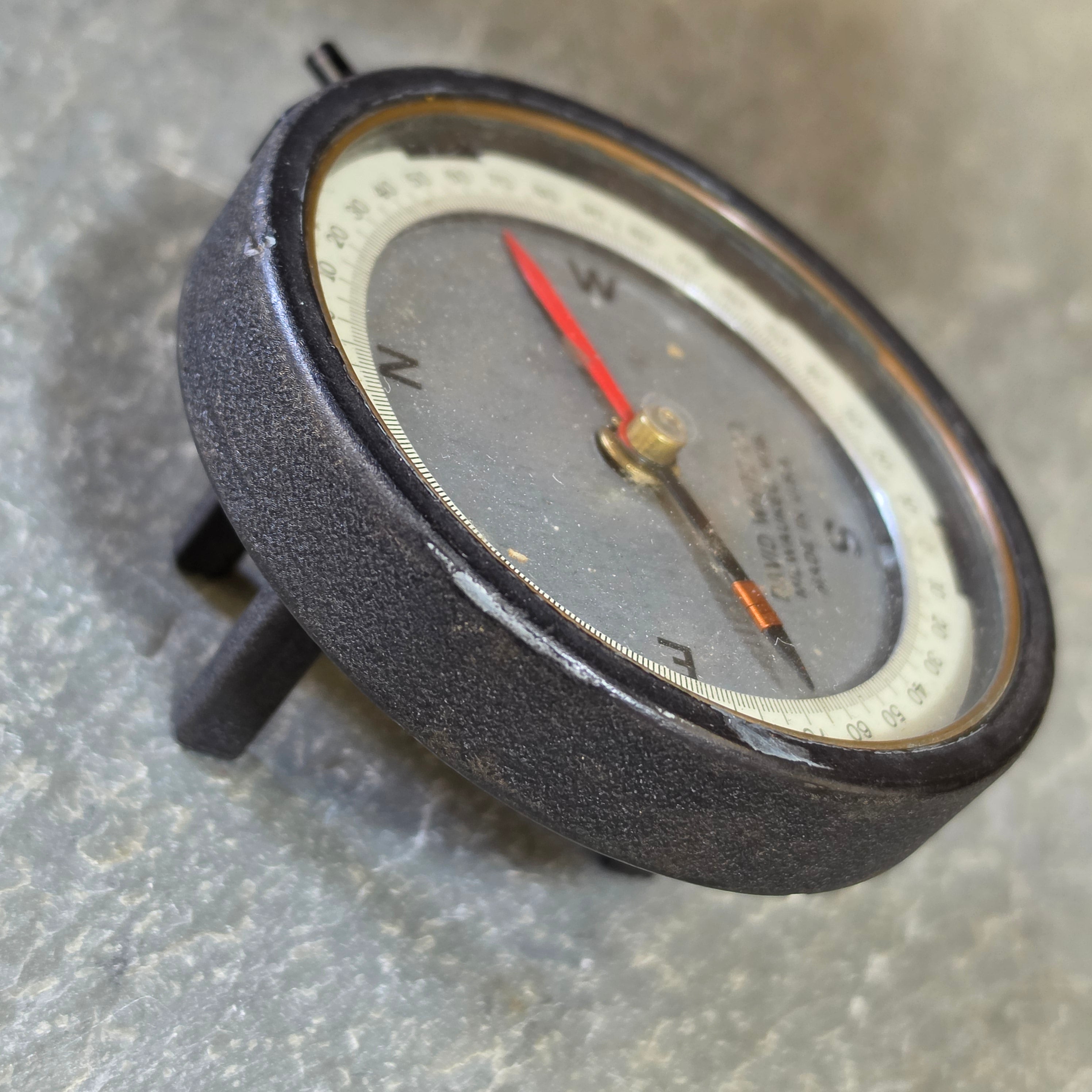 Vintage David White Co Milwaukee Surveyor Transit Compass Attachment Made in USA