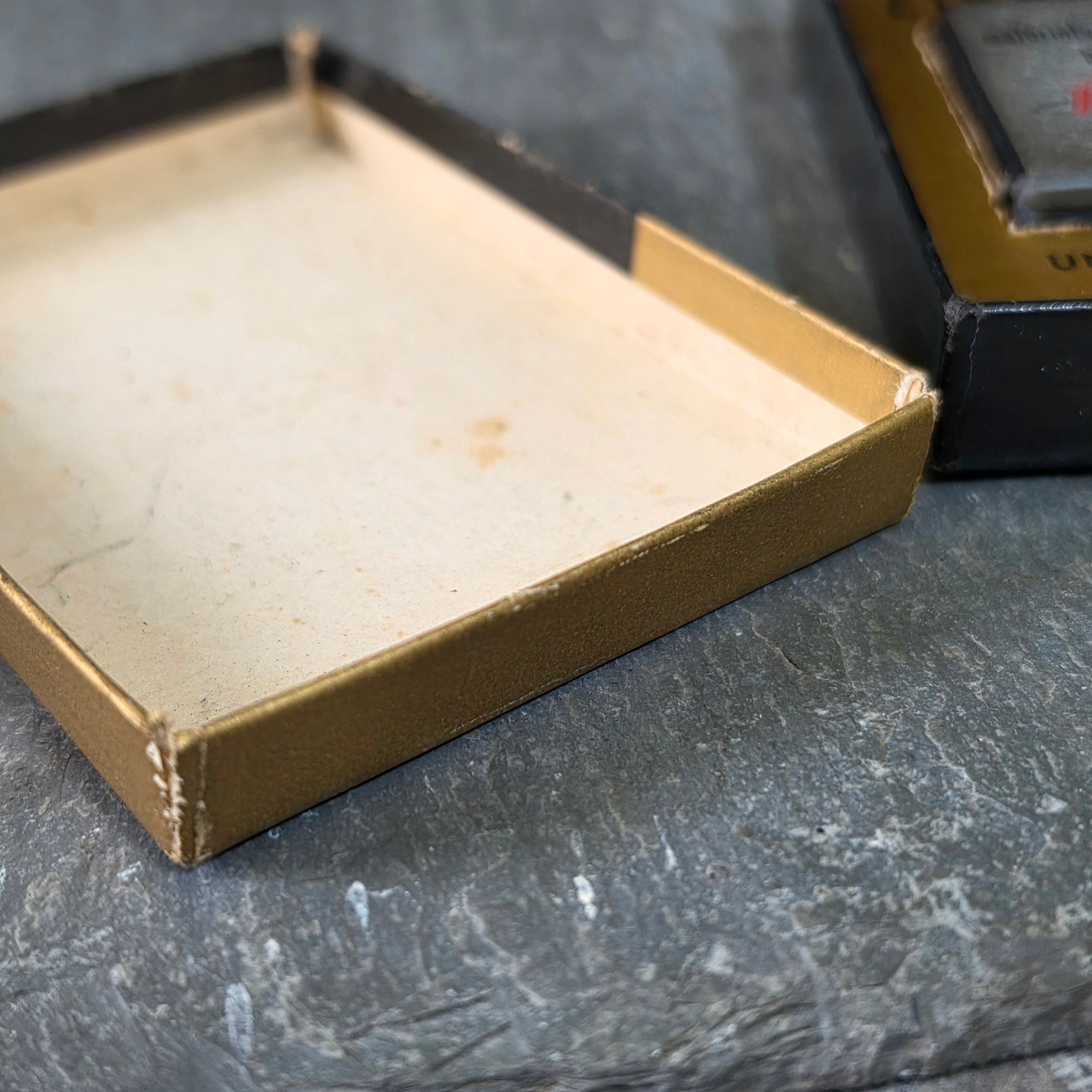 Vintage Zippo Pocket Tape Measure Rule Farrell Materials Handling Machinery Box