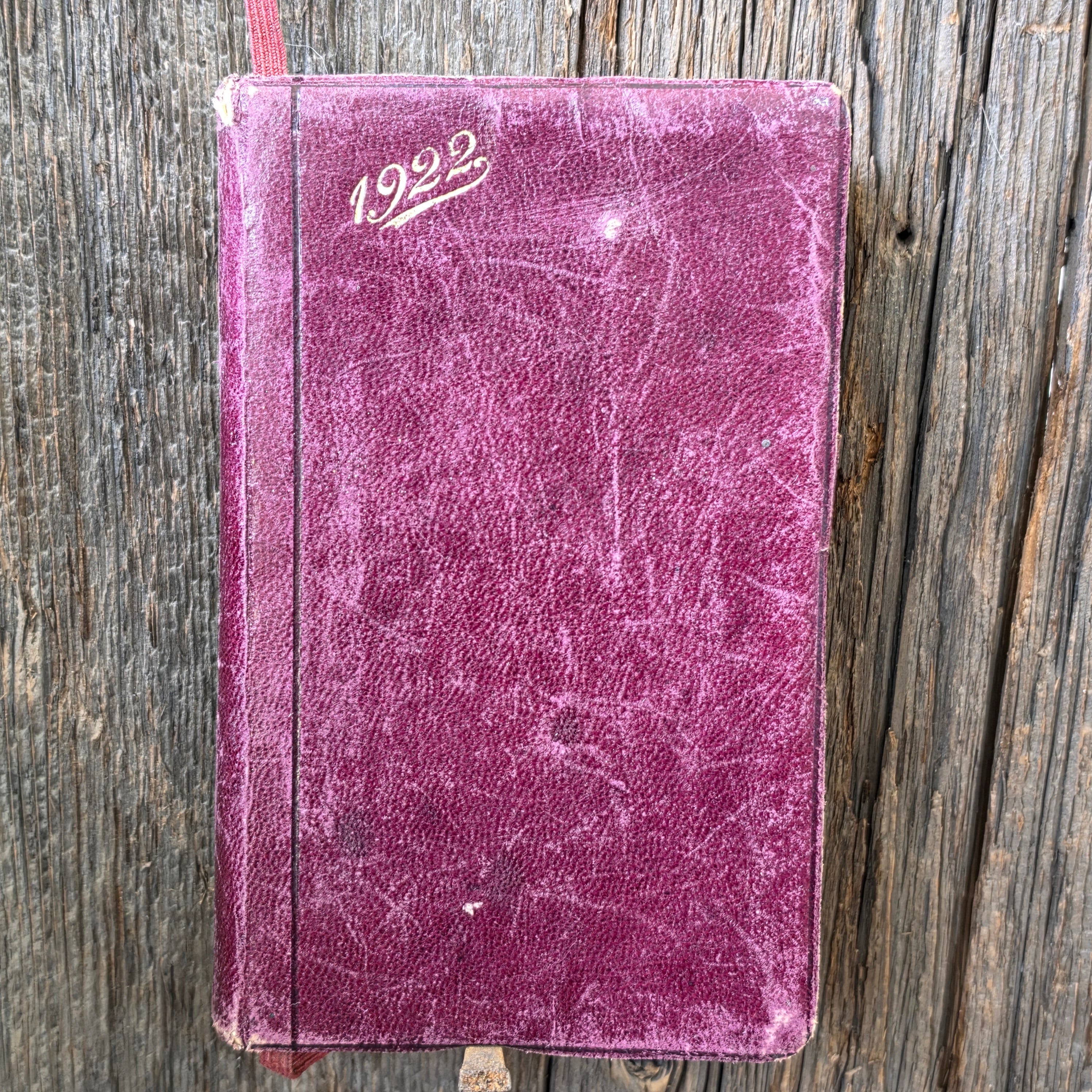 Antique 1922 France Italy Travel Diary Journal Paris Grand Tour Ephemera Book