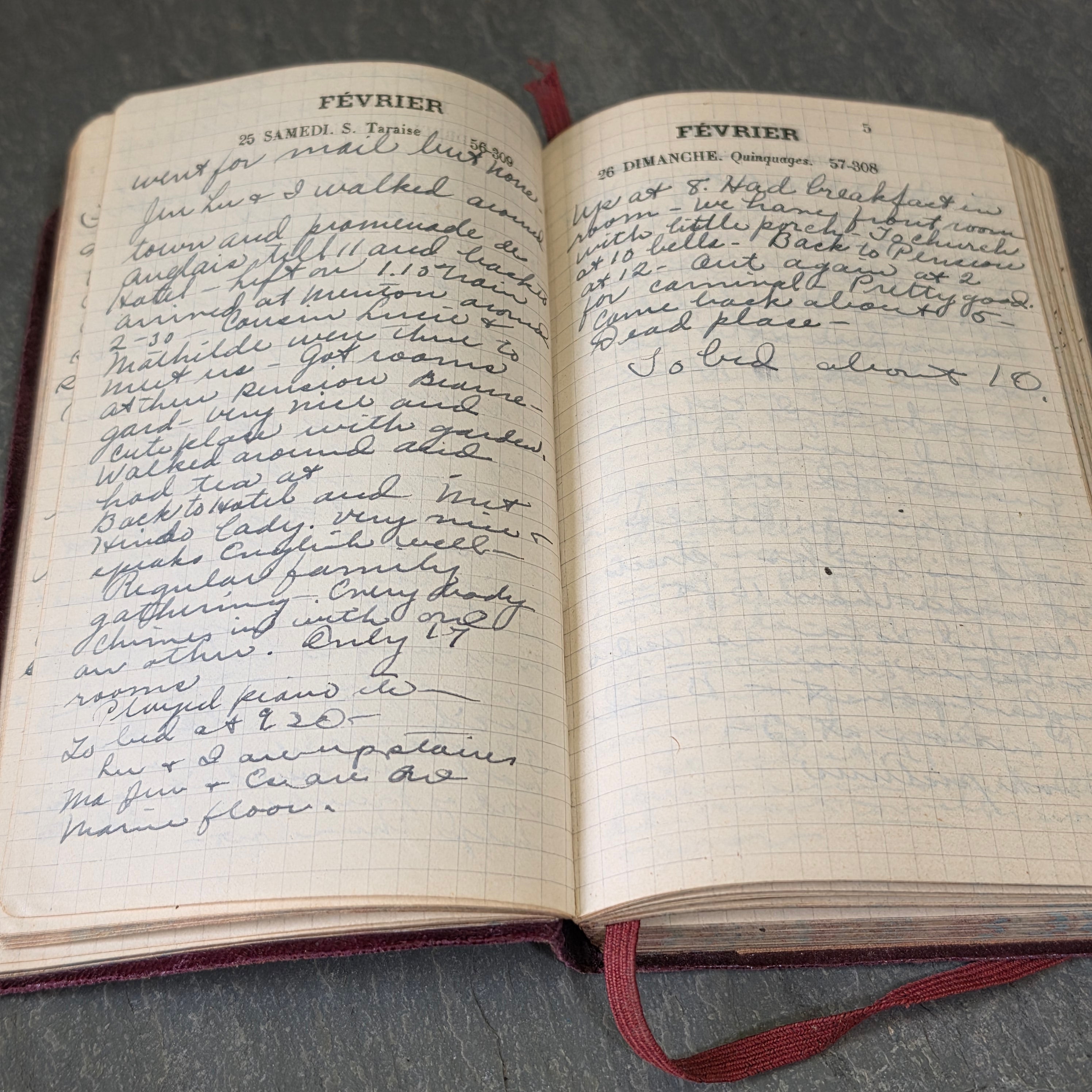 Antique 1922 France Italy Travel Diary Journal Paris Grand Tour Ephemera Book