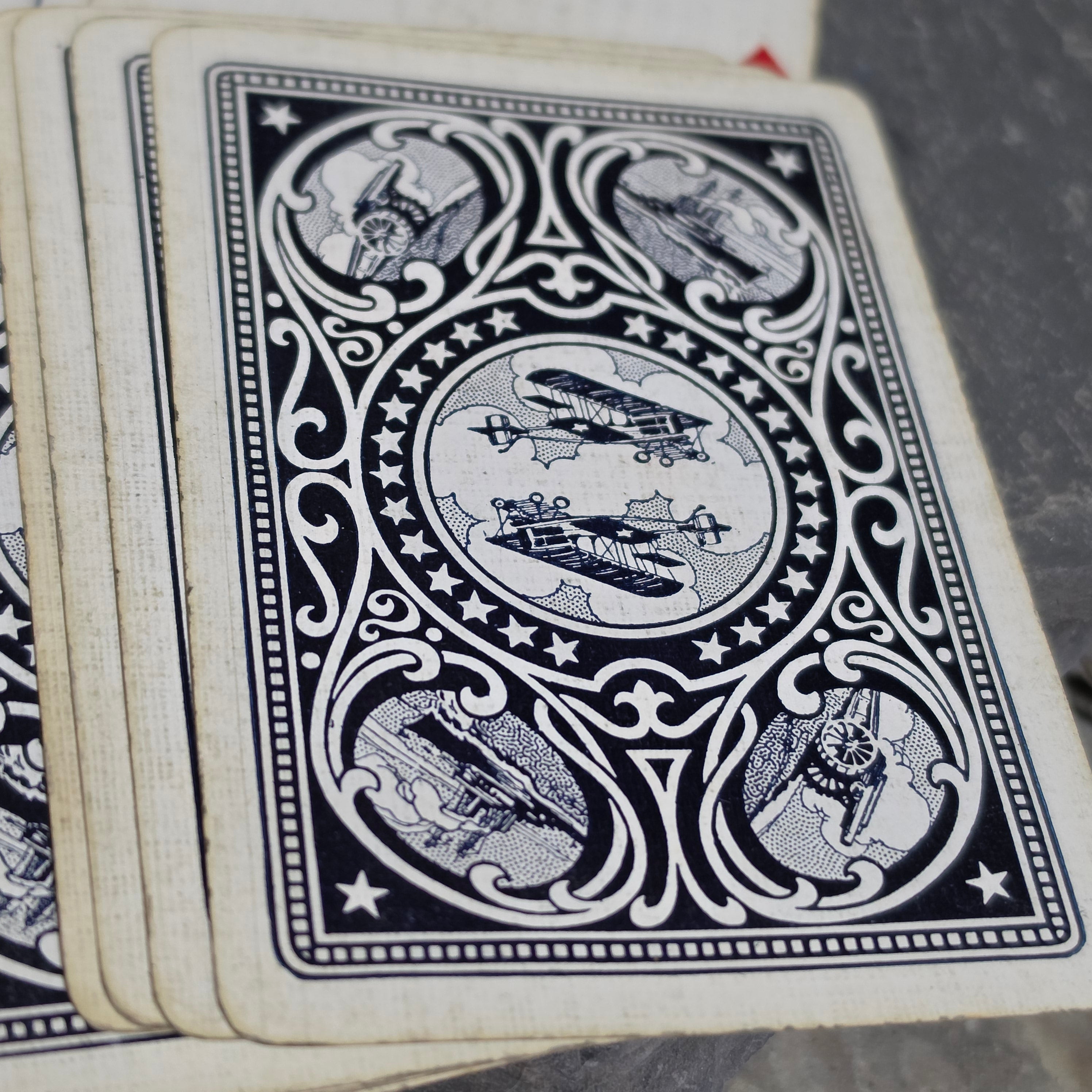 Rare 1918 WWI Democracy Playing Cards Mini Deck Doughboy Nurse Soldier w/ Case
