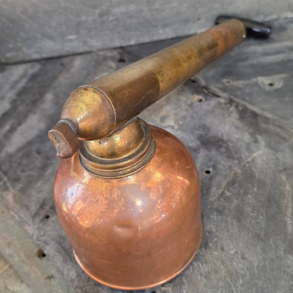Antique DB Smith Blizzard Copper Brass Continuous Hand Pump Garden Sprayer Utica