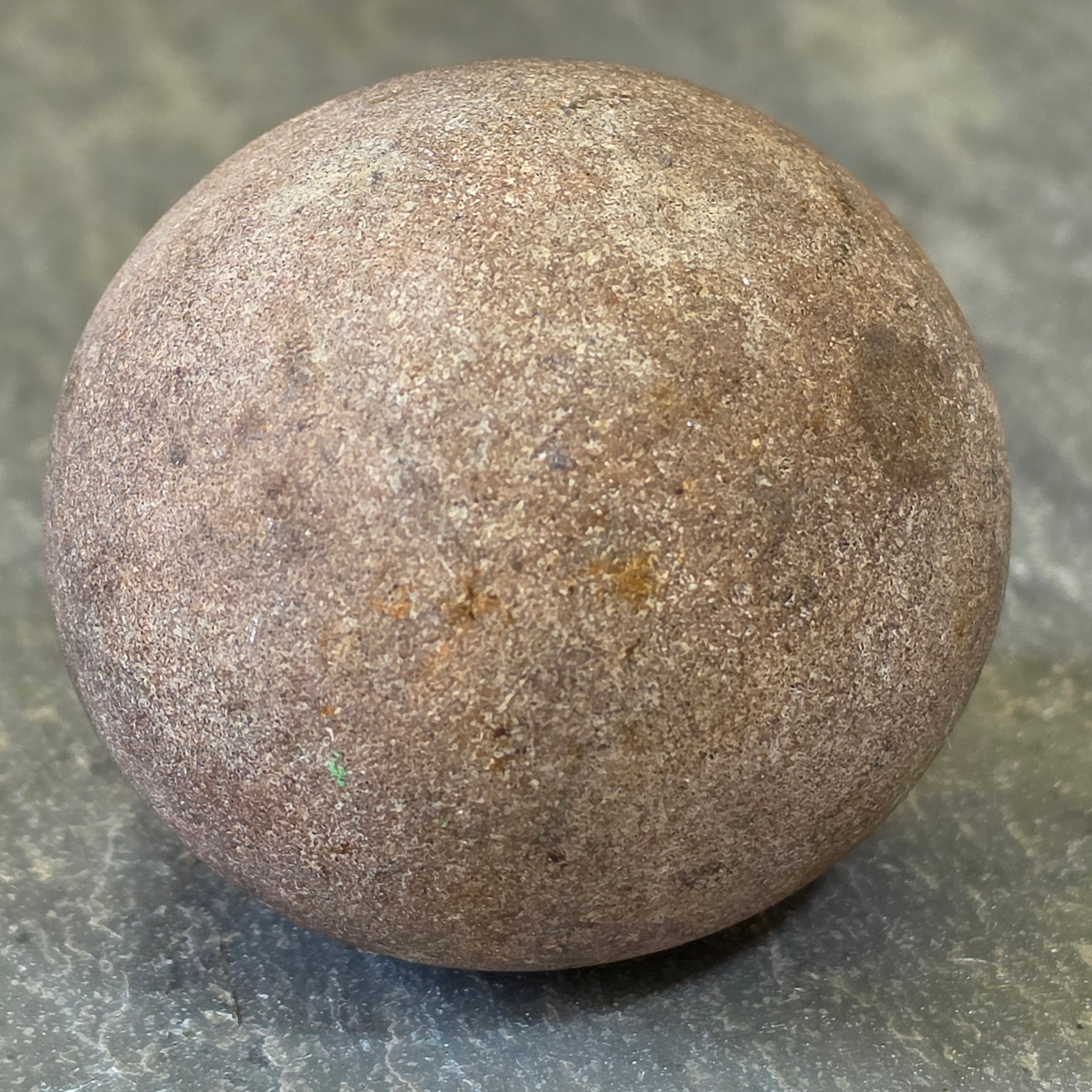 Ancient Native American Stone Game Ball Artifact Chunkey Relic New York Find