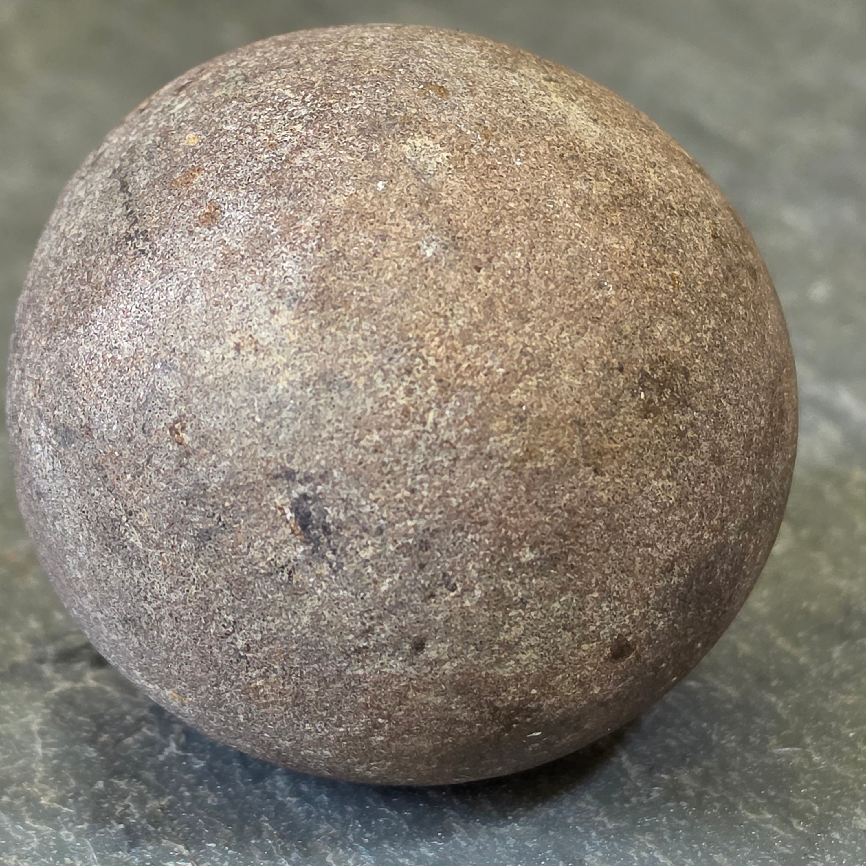 Ancient Native American Stone Game Ball Artifact Chunkey Relic New York Find