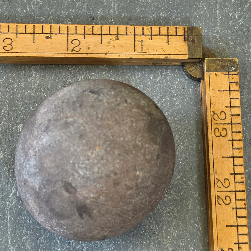 Ancient Native American Stone Game Ball Artifact Chunkey Relic New York Find
