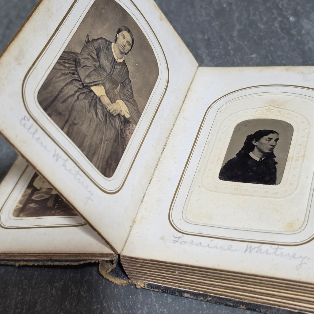 Civil War CDV Tintype Album 154th NY Hardtack Reg Charles Whitney Andersonville