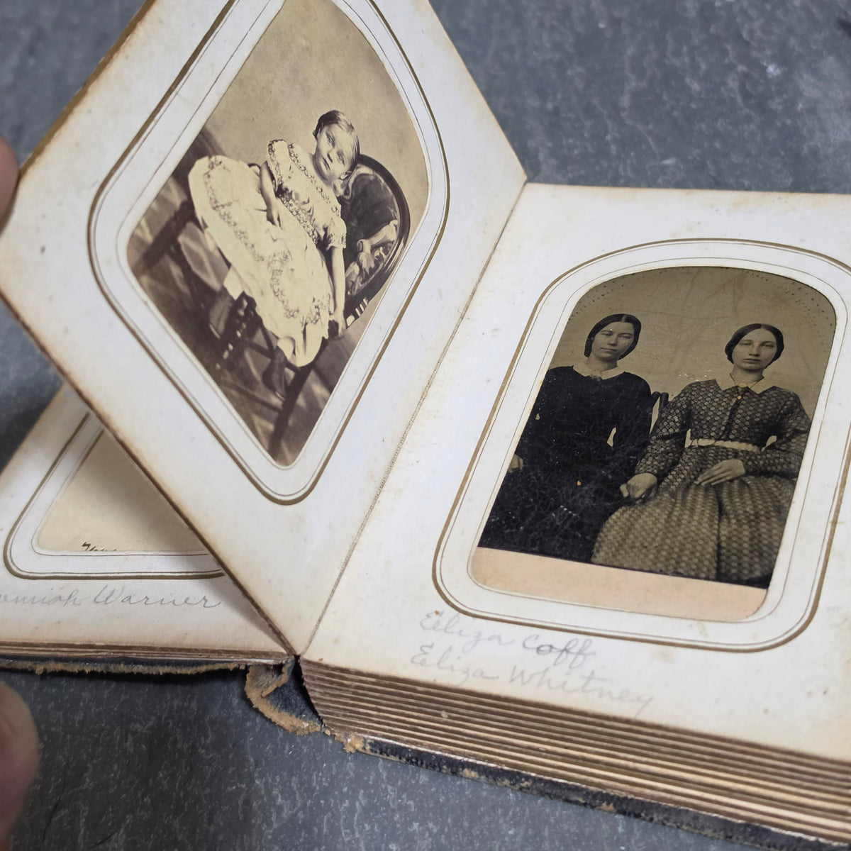Civil War CDV Tintype Album 154th NY Hardtack Reg Charles Whitney Andersonville