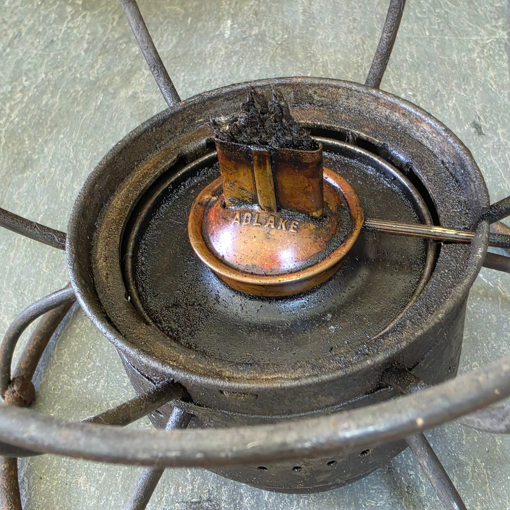 Antique Adlake Reliable Railroad Lantern NYC Lines NYCRR Clear Embossed Globe