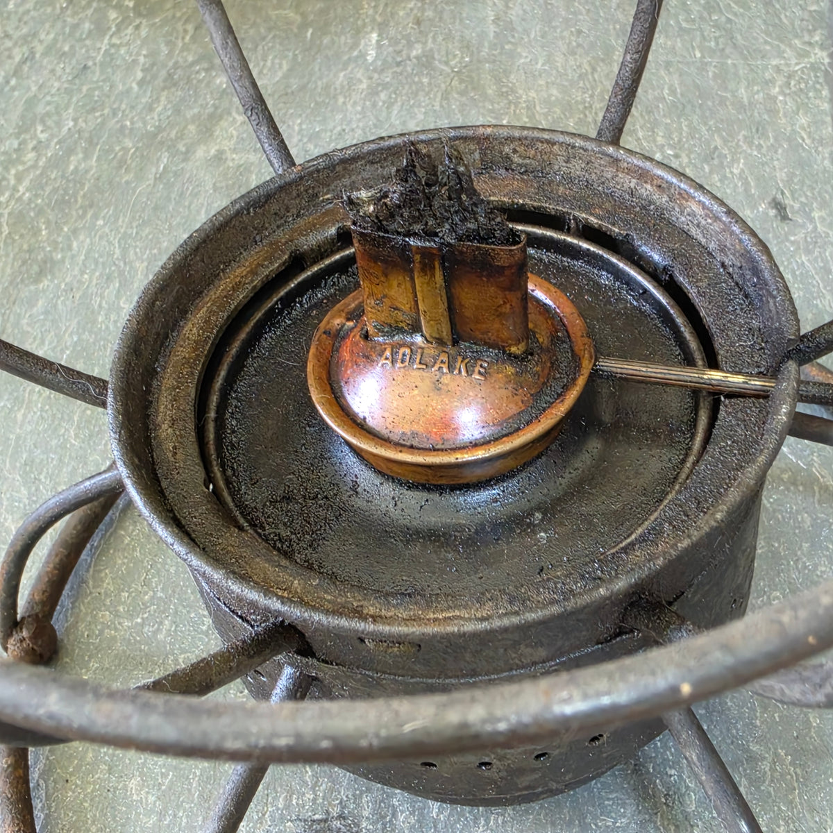 Antique Adlake Reliable Railroad Lantern NYC Lines NYCRR Clear Embossed Globe