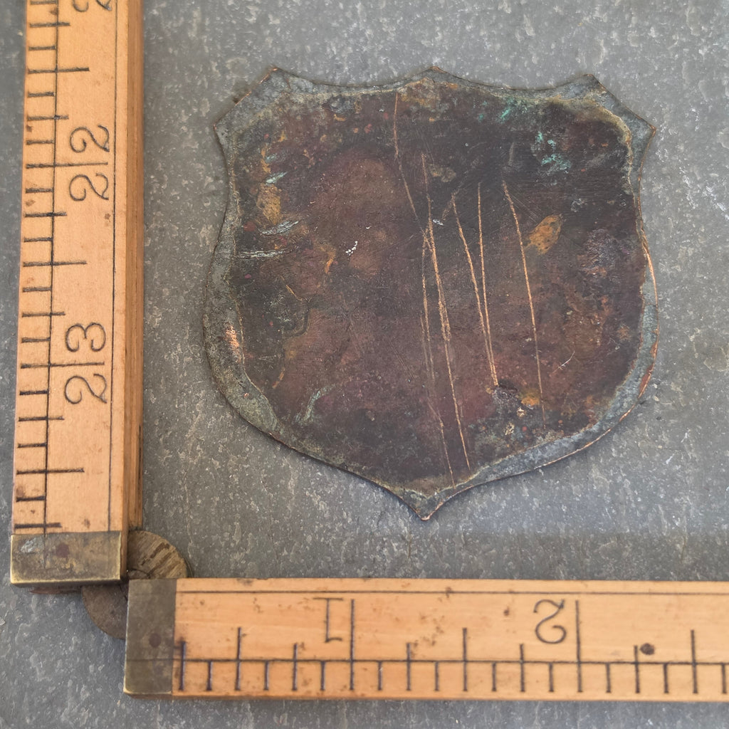 Antique Maxwell Special Radiator Emblem Badge Enamel Brass Era Auto Car Part