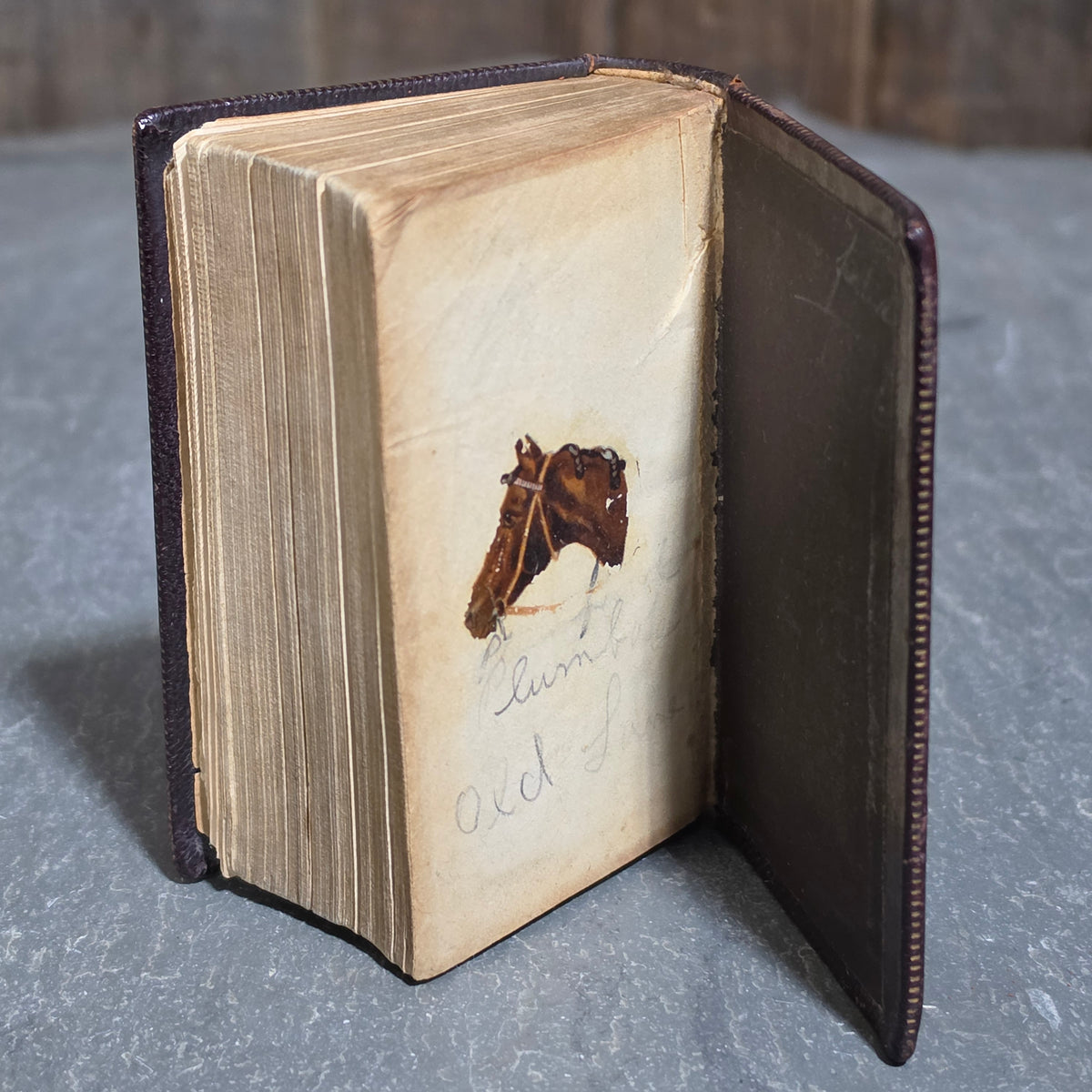 1865 Antique Book of Common Prayer Episcopal Leather Gilt William Rutter Philly