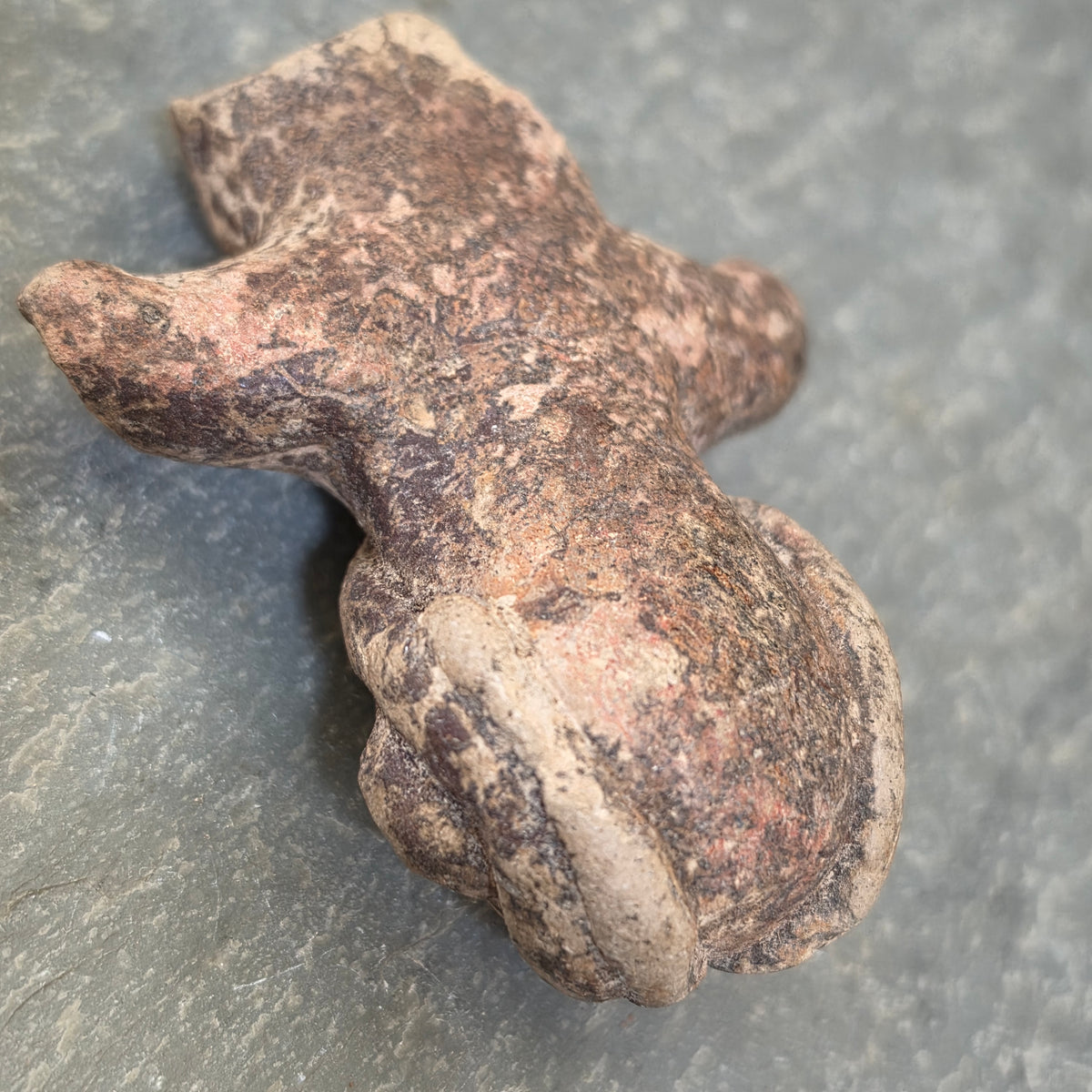 Ancient Pre Columbian Terracotta Female Figurine Torso Fertility Idol Artifact