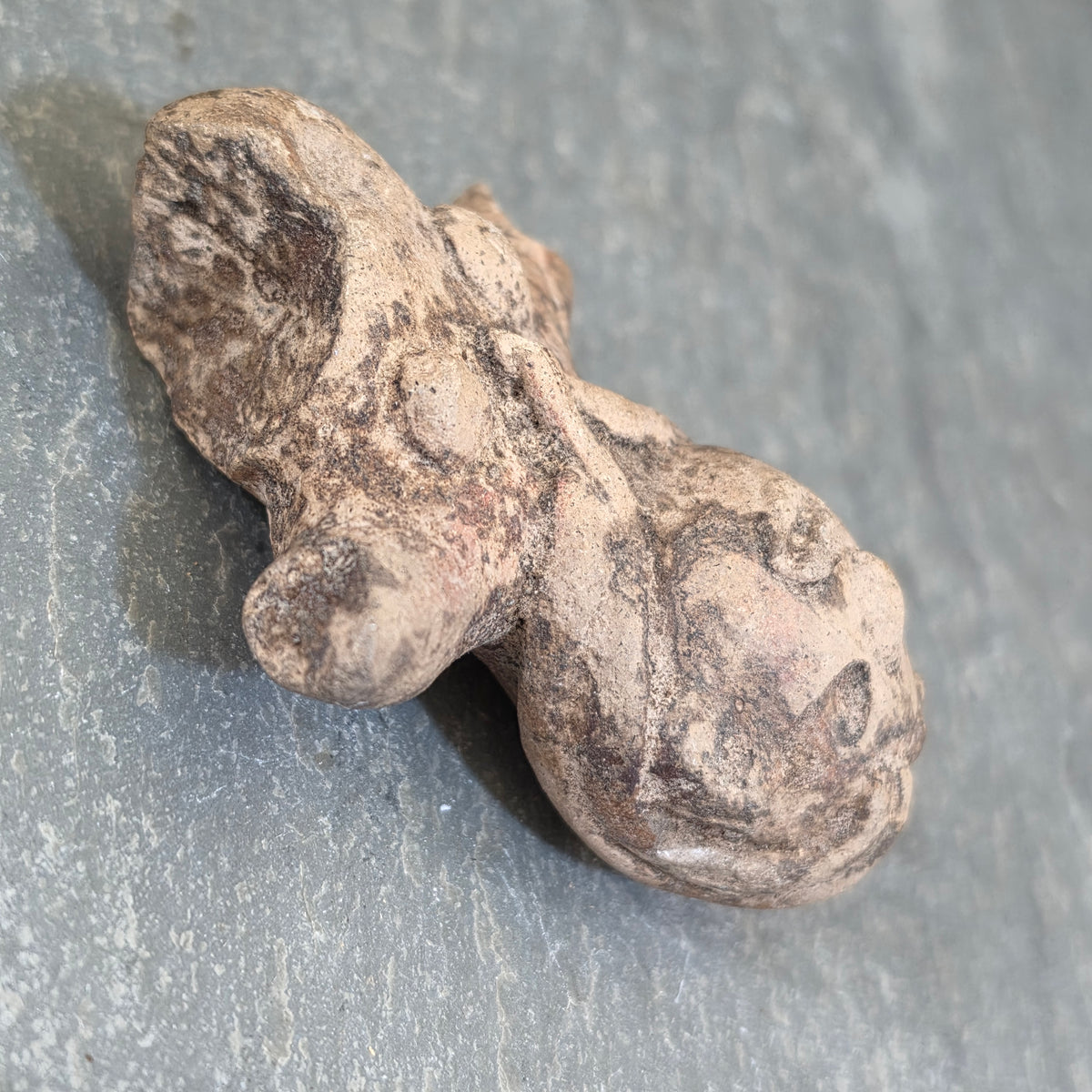 Ancient Pre Columbian Terracotta Female Figurine Torso Fertility Idol Artifact